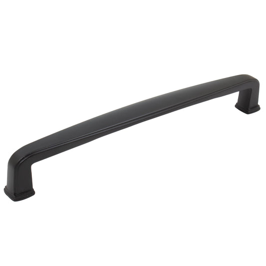 Stone Harbor Hardware Sherwood Cabinet Pull, 160 Millimeters, Matte Black