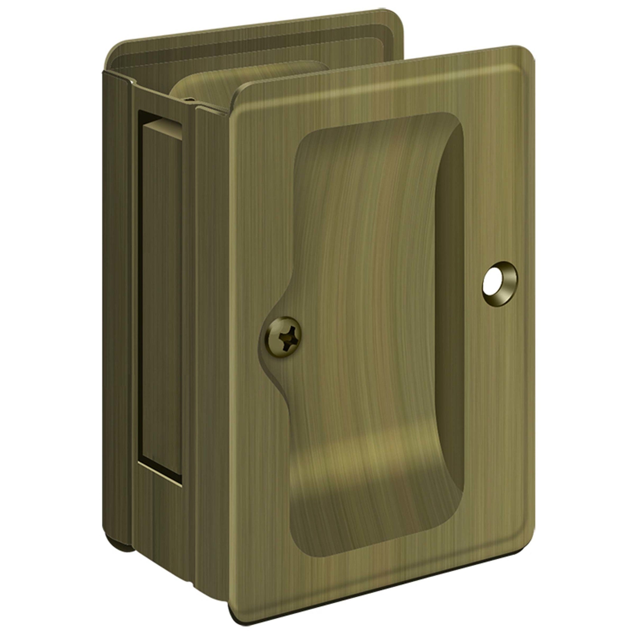 Deltana SDPA325U5 Adjustable 3 1/4-Inch x 2 1/4-Inch Passage HD Pocket Locks