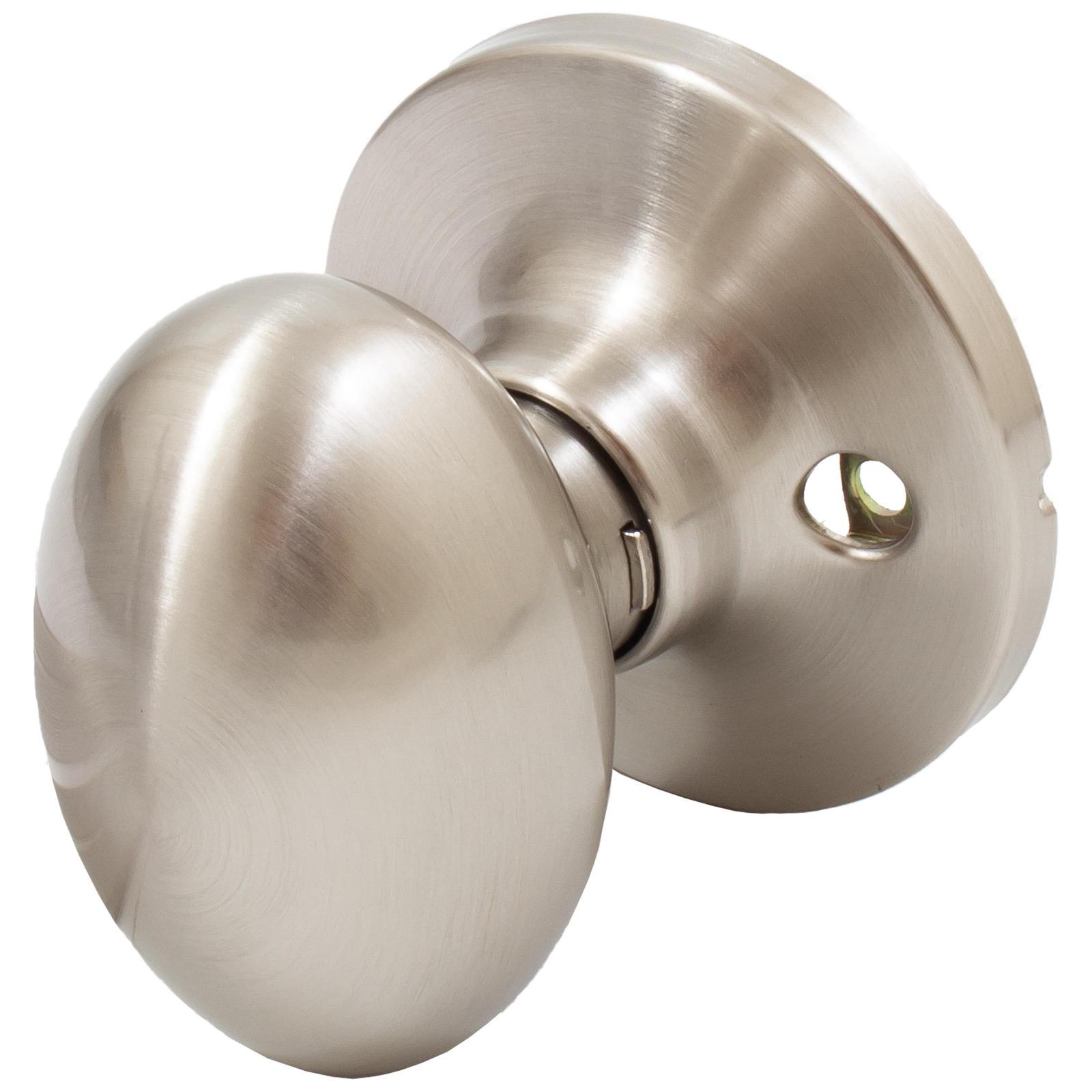Stone Harbor Hardware Springhill Door Knob, Dummy (Non-Turning) Latch, Satin Nickel