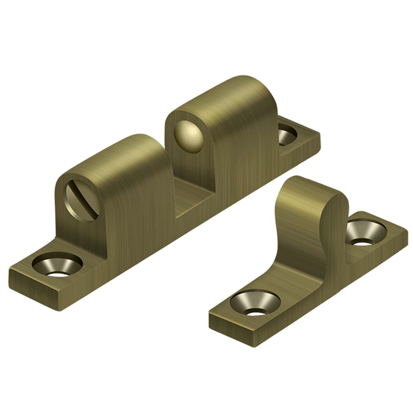 Deltana BTC10U5 Solid Brass 1.8-Inch x 0.3-Inch Ball Tension Catch