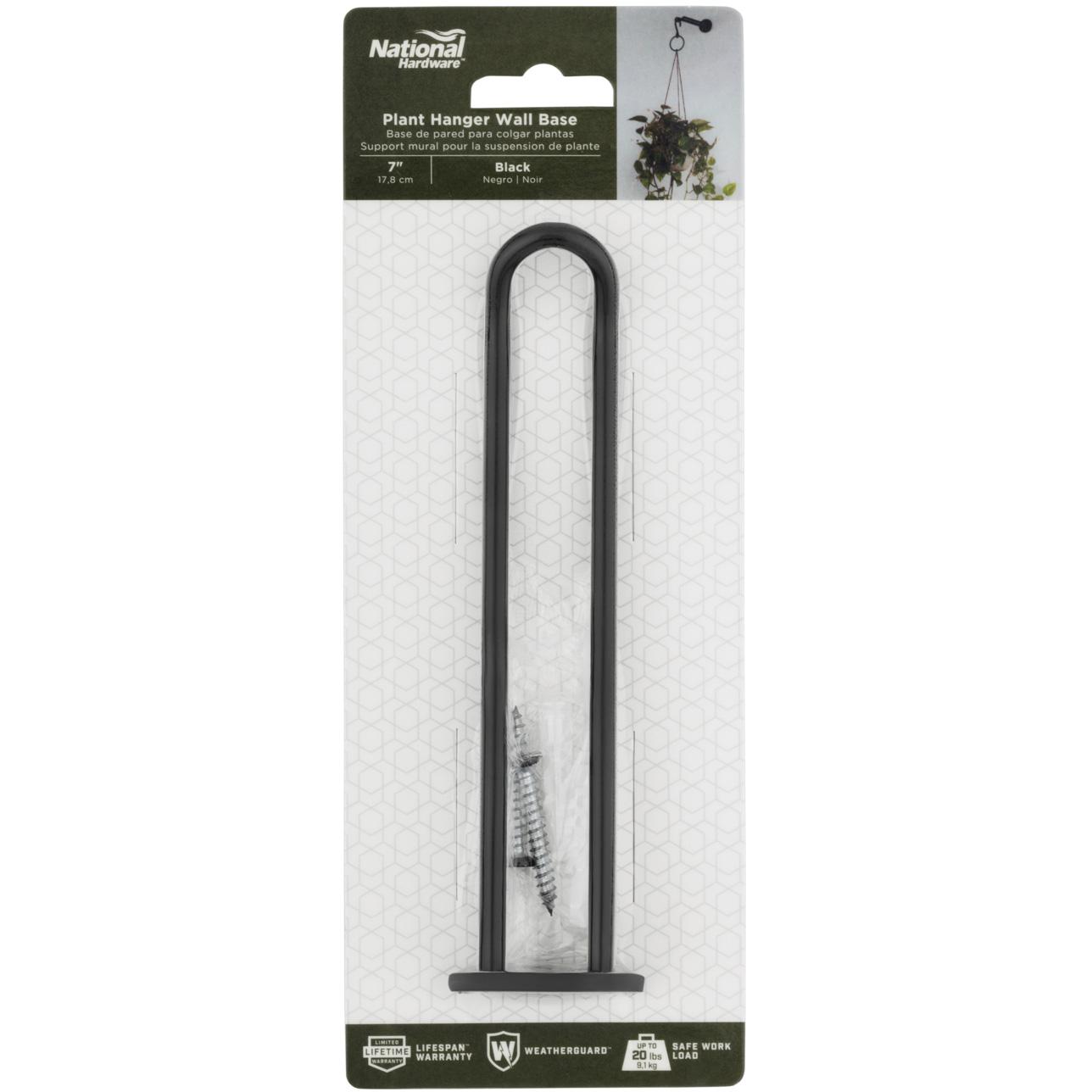 National Hardware - V2681  Wall Base - Black