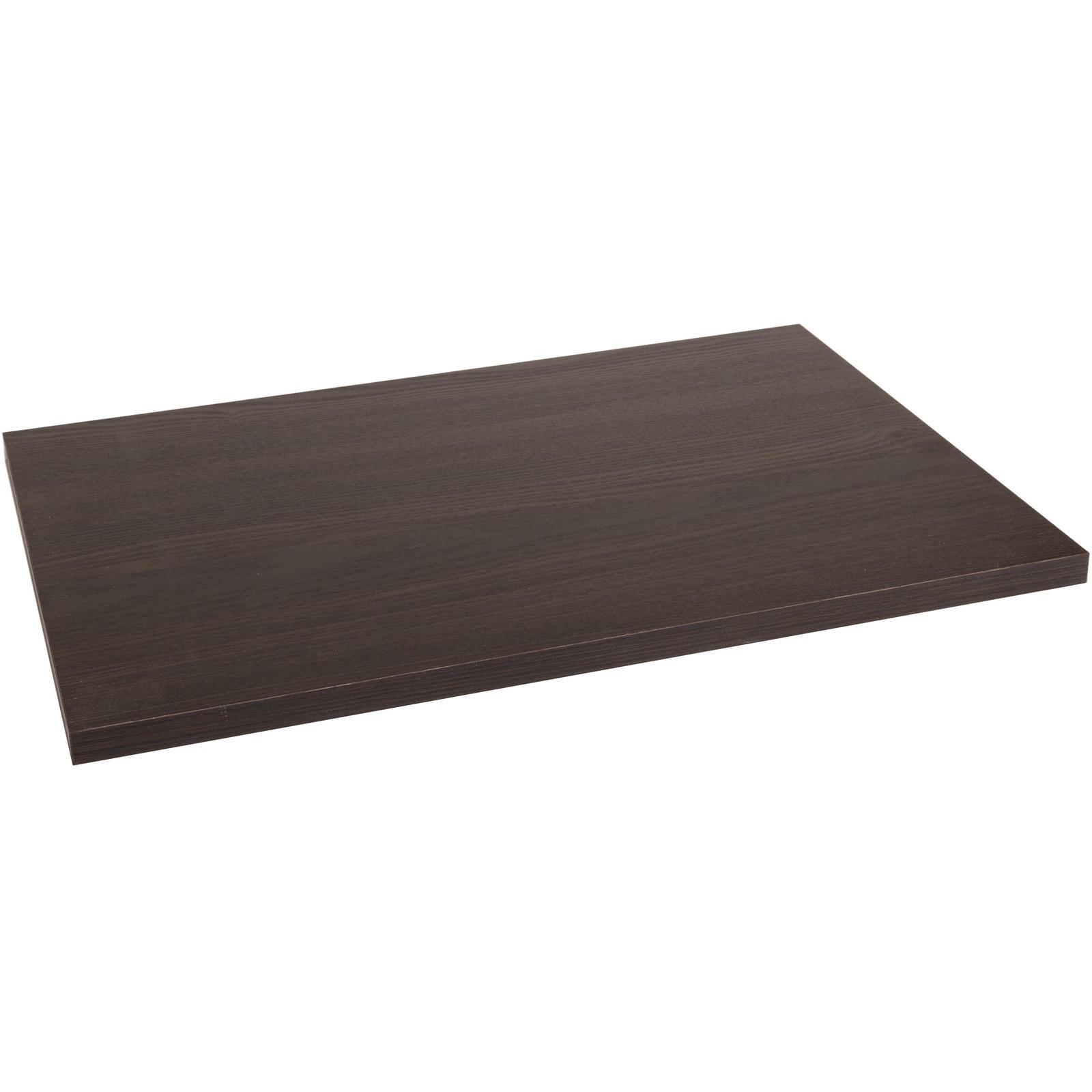 0330-1623ESP 16" x 23" x 3/4" Wood Shelf - Espresso