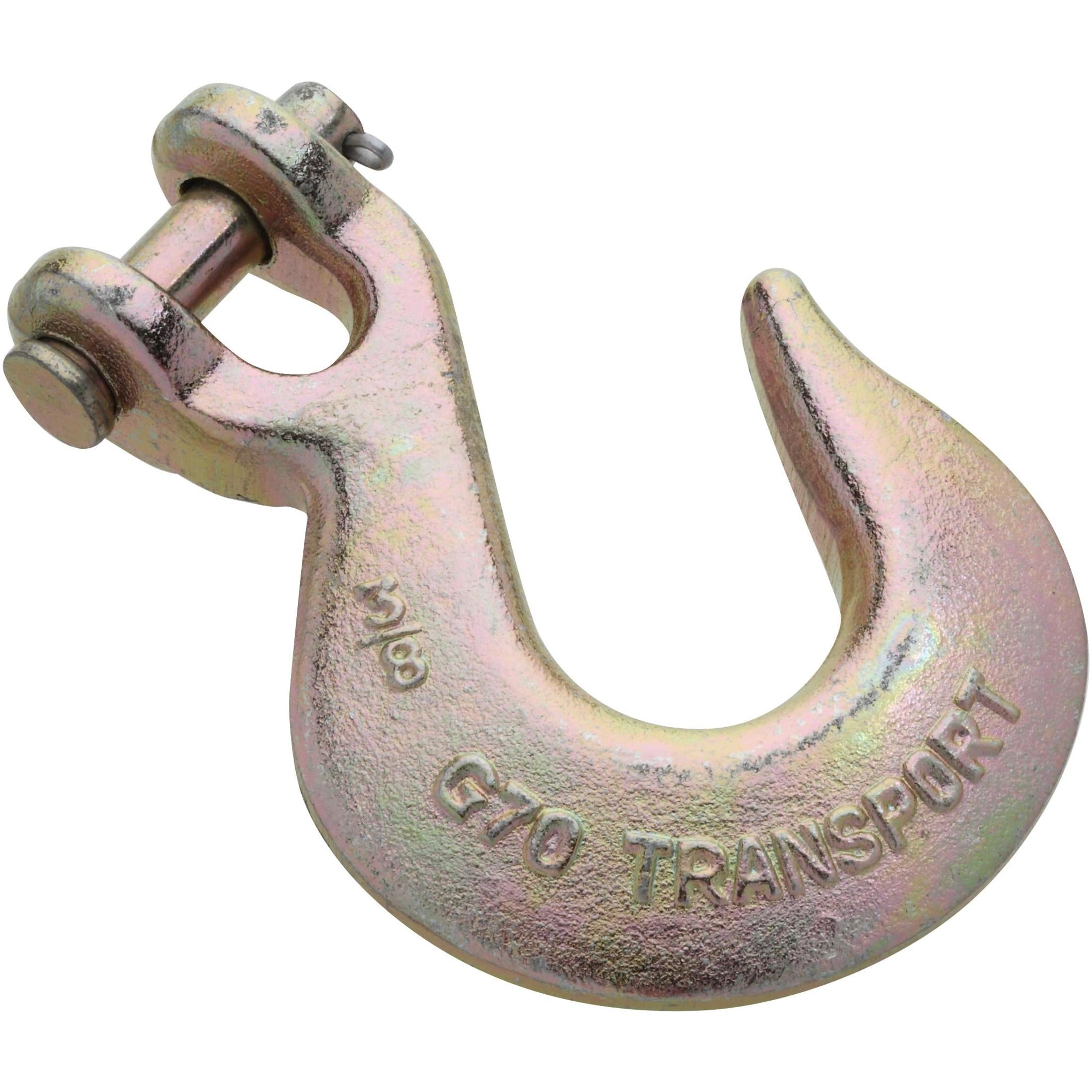 National Hardware - N282-111 3254BC 3/8" Clevis Slip Hook - Yellow Chromate