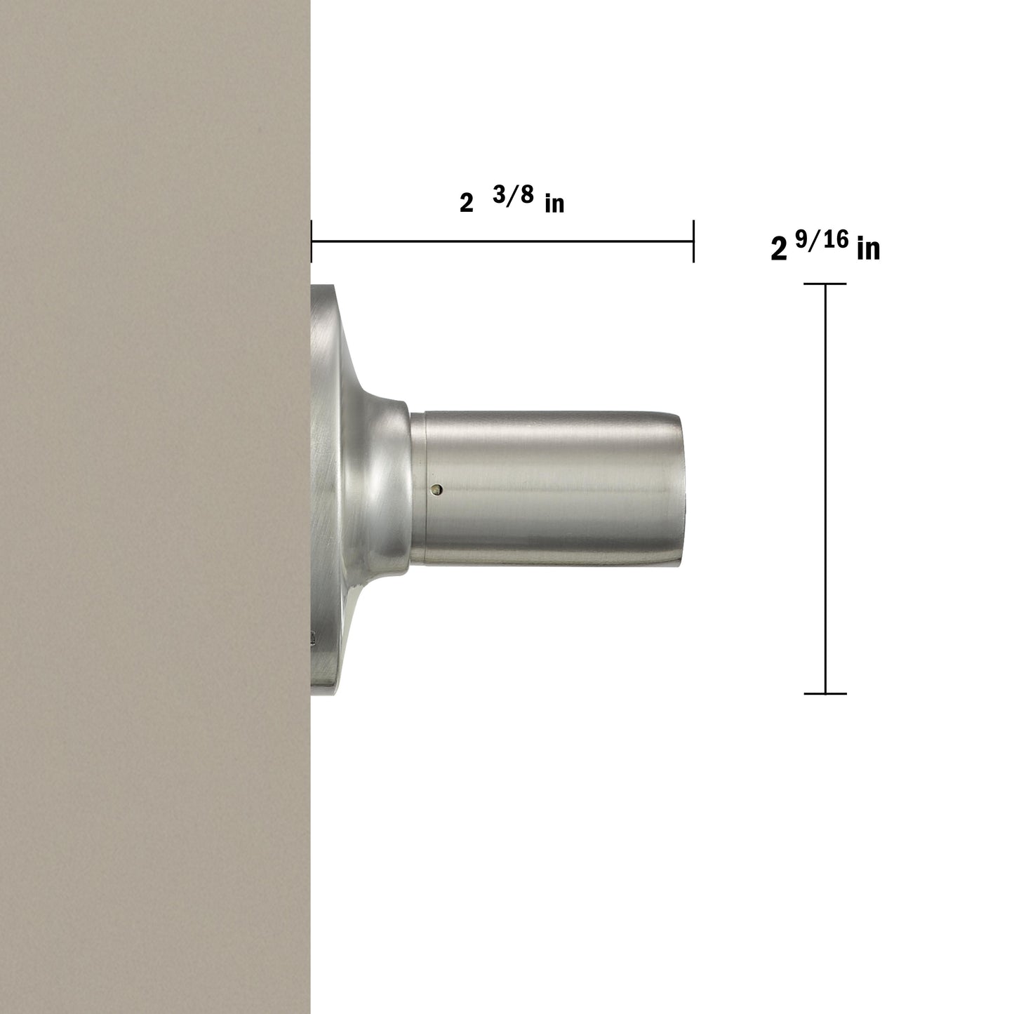 SL7000WI 15 Winston Dummy - Satin Nickel