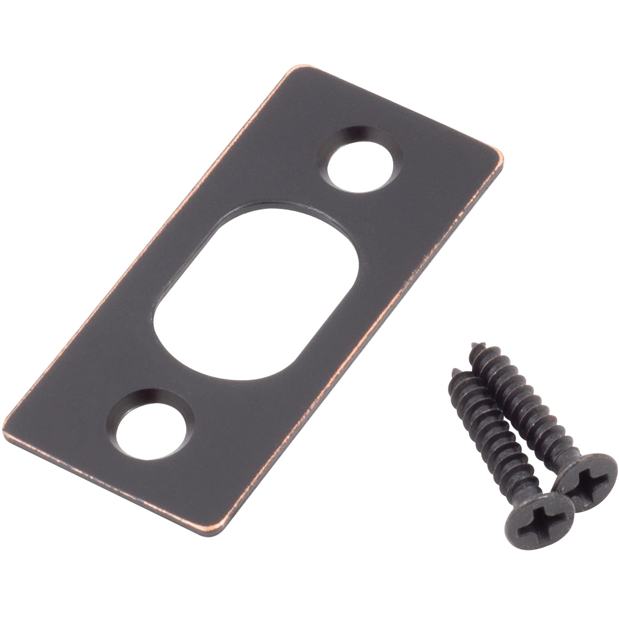 Stone Harbor Hardware Strike Plate for 6" Flush Bolts, Vintage Bronze