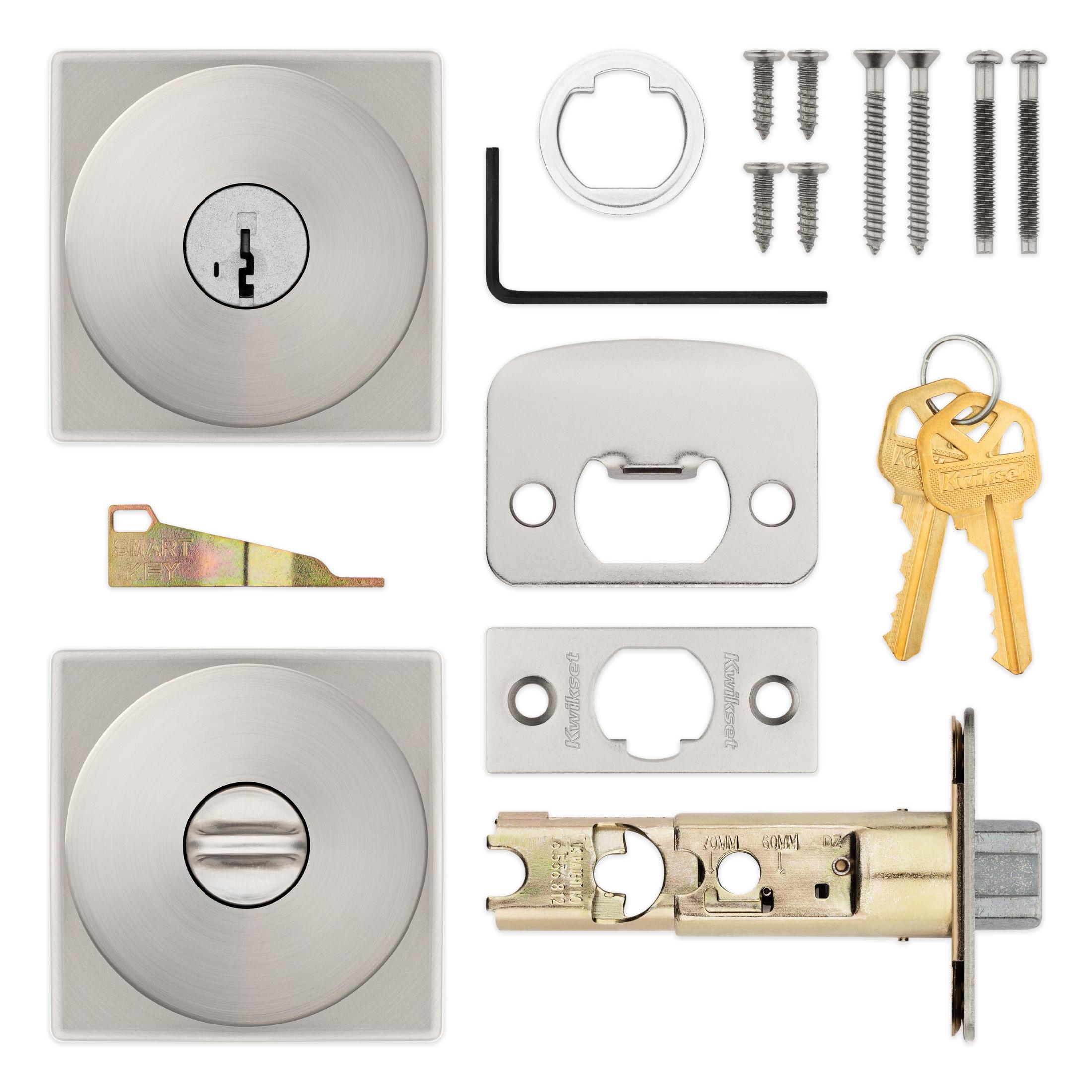 740PSK SQT 15 SMT CP K4 Pismo Entry - Satin Nickel