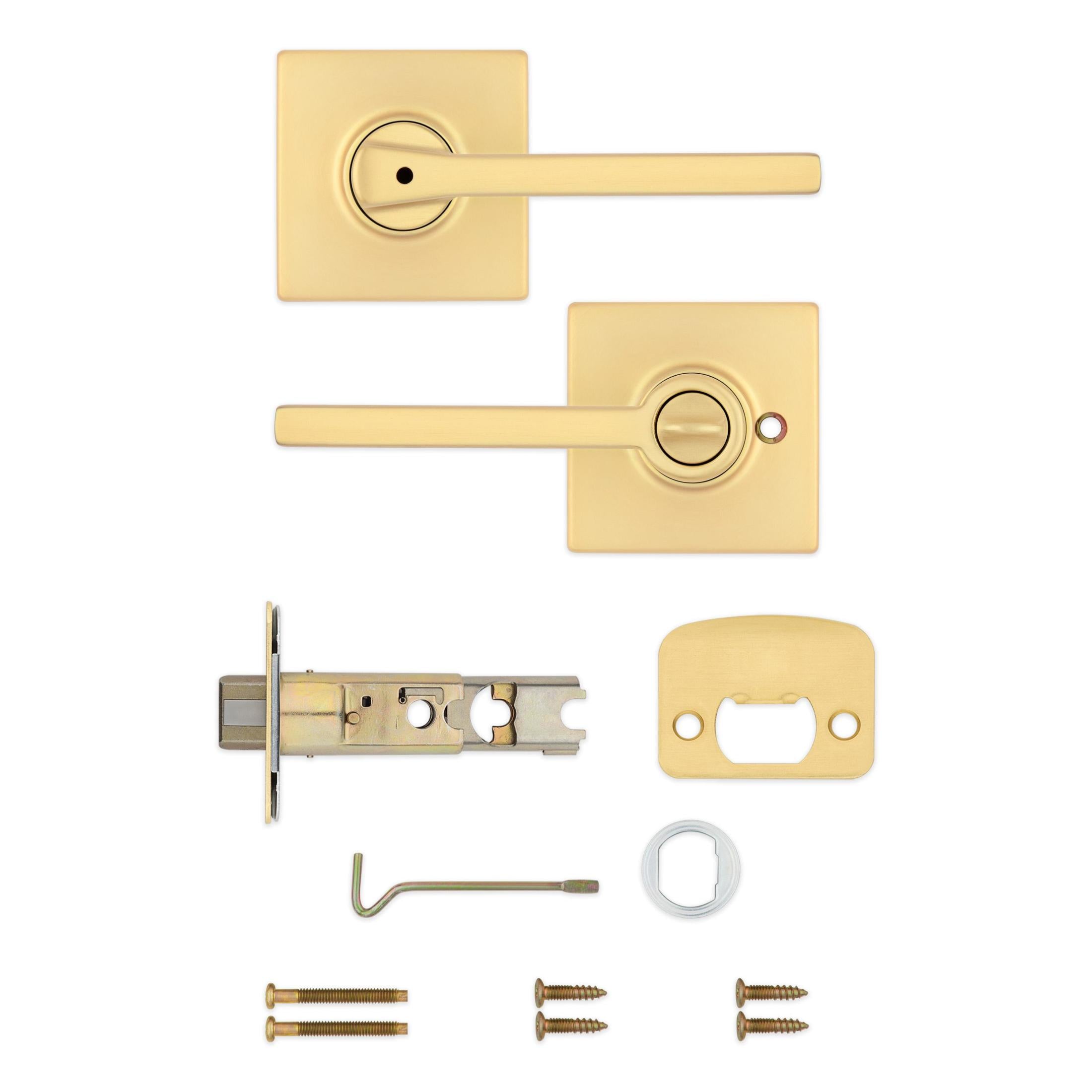 300CSL SQT 4 CP Casey Privacy - Satin Brass