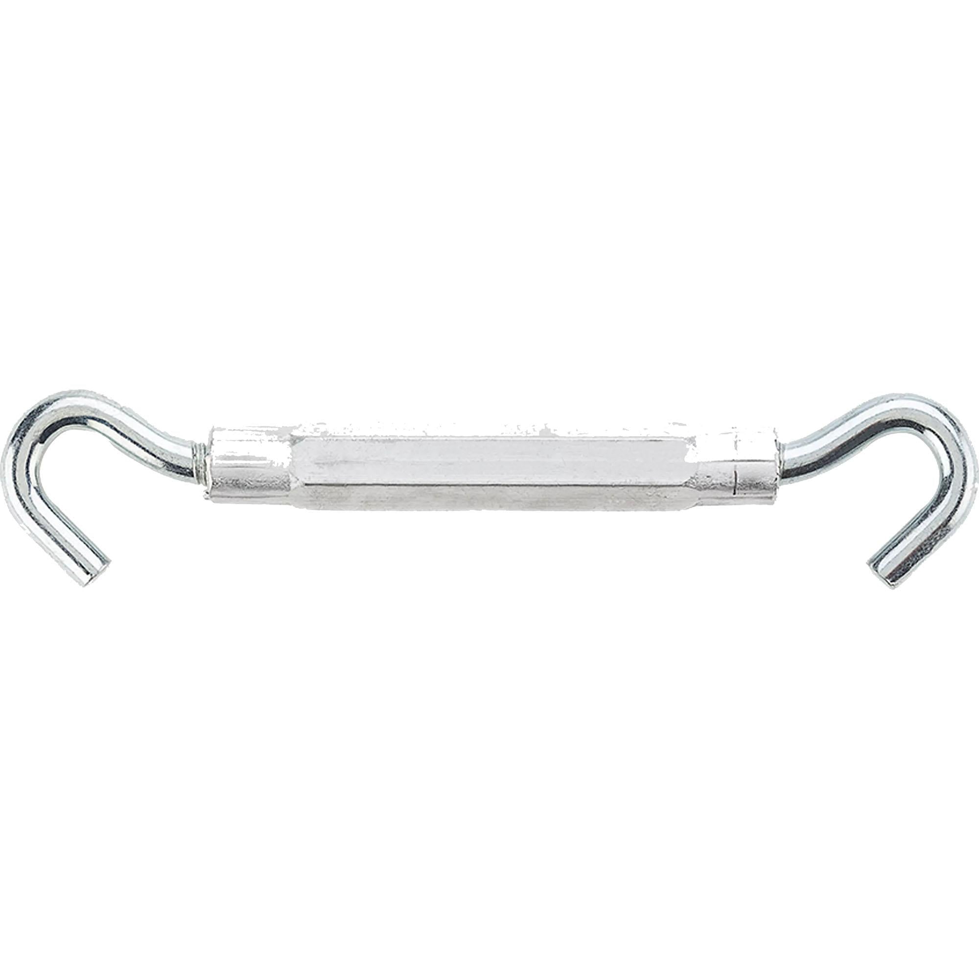 2174BC 3/8" x 10-1/2" Hook / Hook Turnbuckle Aluminum Body - Zinc Plated
