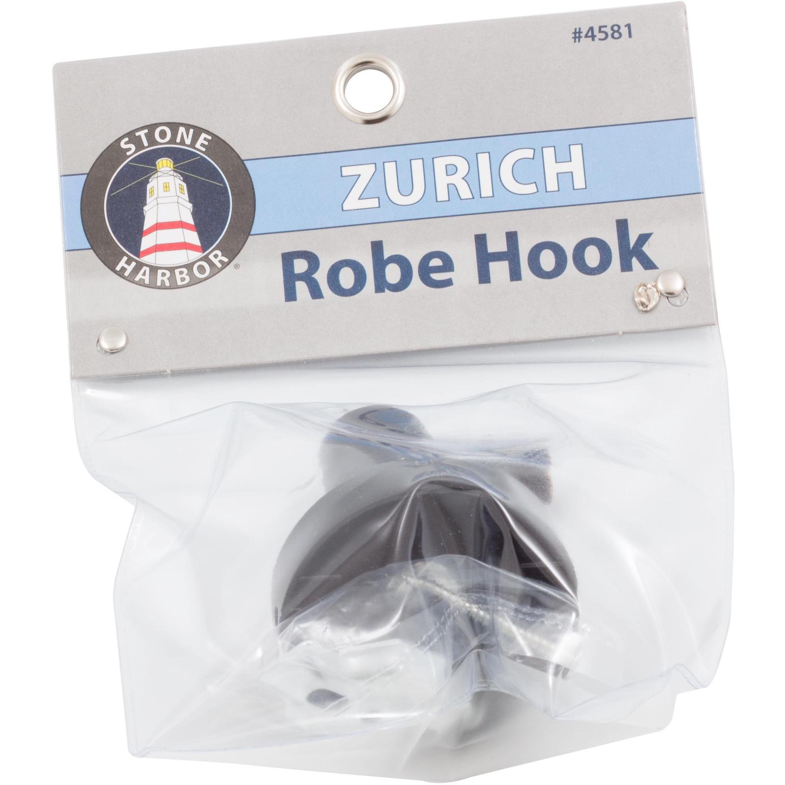 Stone Harbor Hardware Zurich Robe Hook, Vintage Bronze