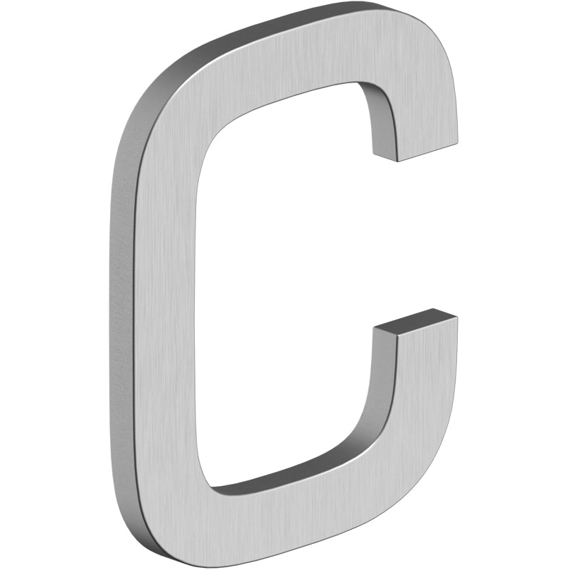 Deltana RNE-CU32D 4" E Series Letter C with Risers - Stainless Steel