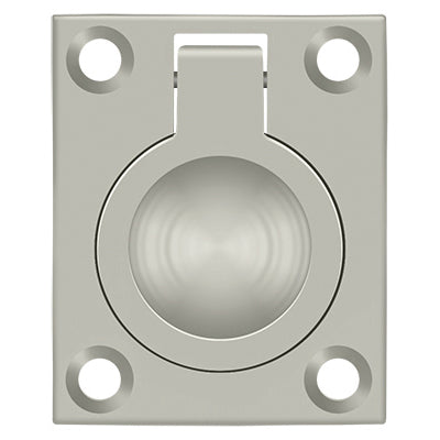 FRP175U15 1-3/4" x 1-3/8" Flush Ring Pull - Satin Nickel