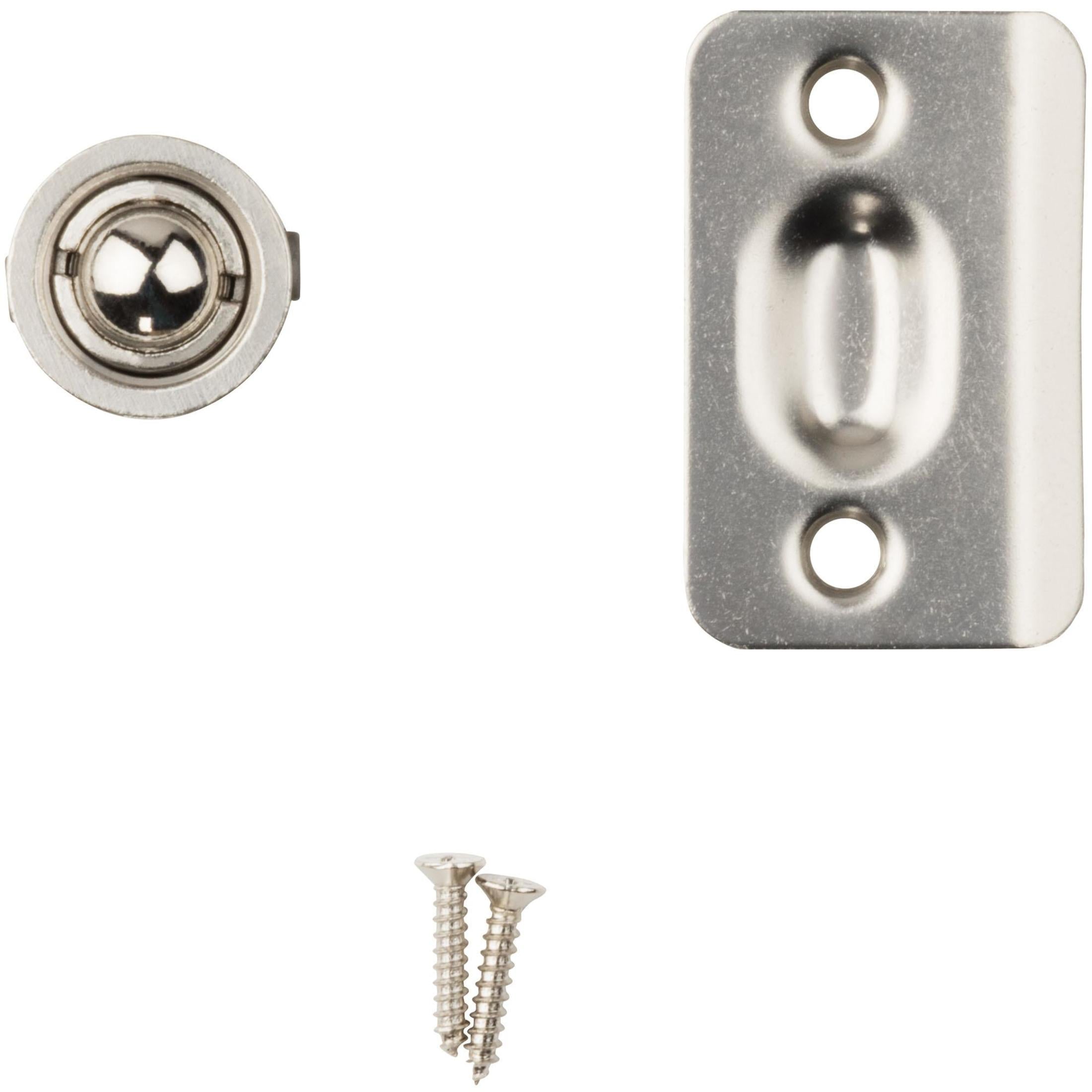 National Hardware - N830-107 SPB1440 Drive-In Ball Catch in Satin Nickel