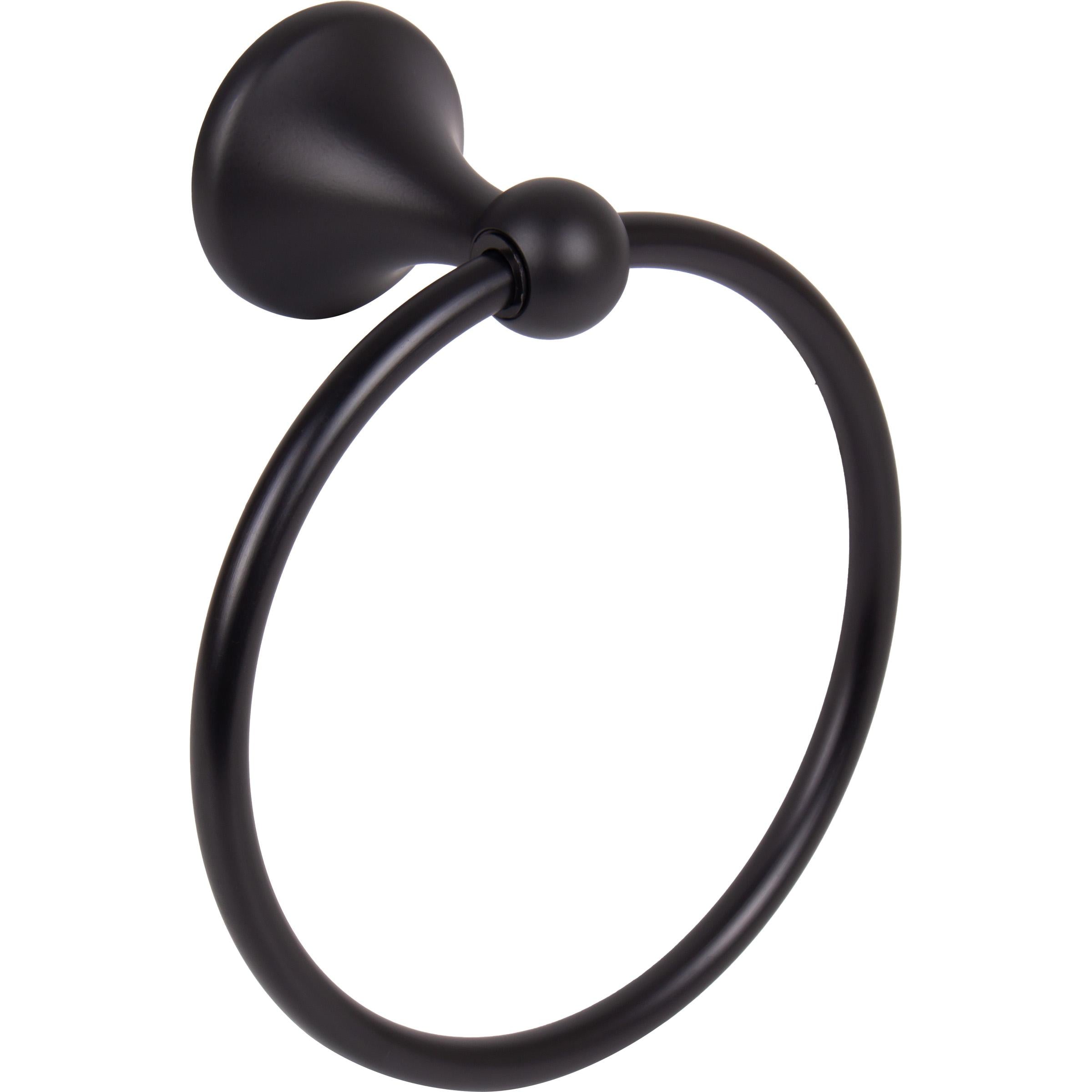 Coastal Towel Ring - Matte Black