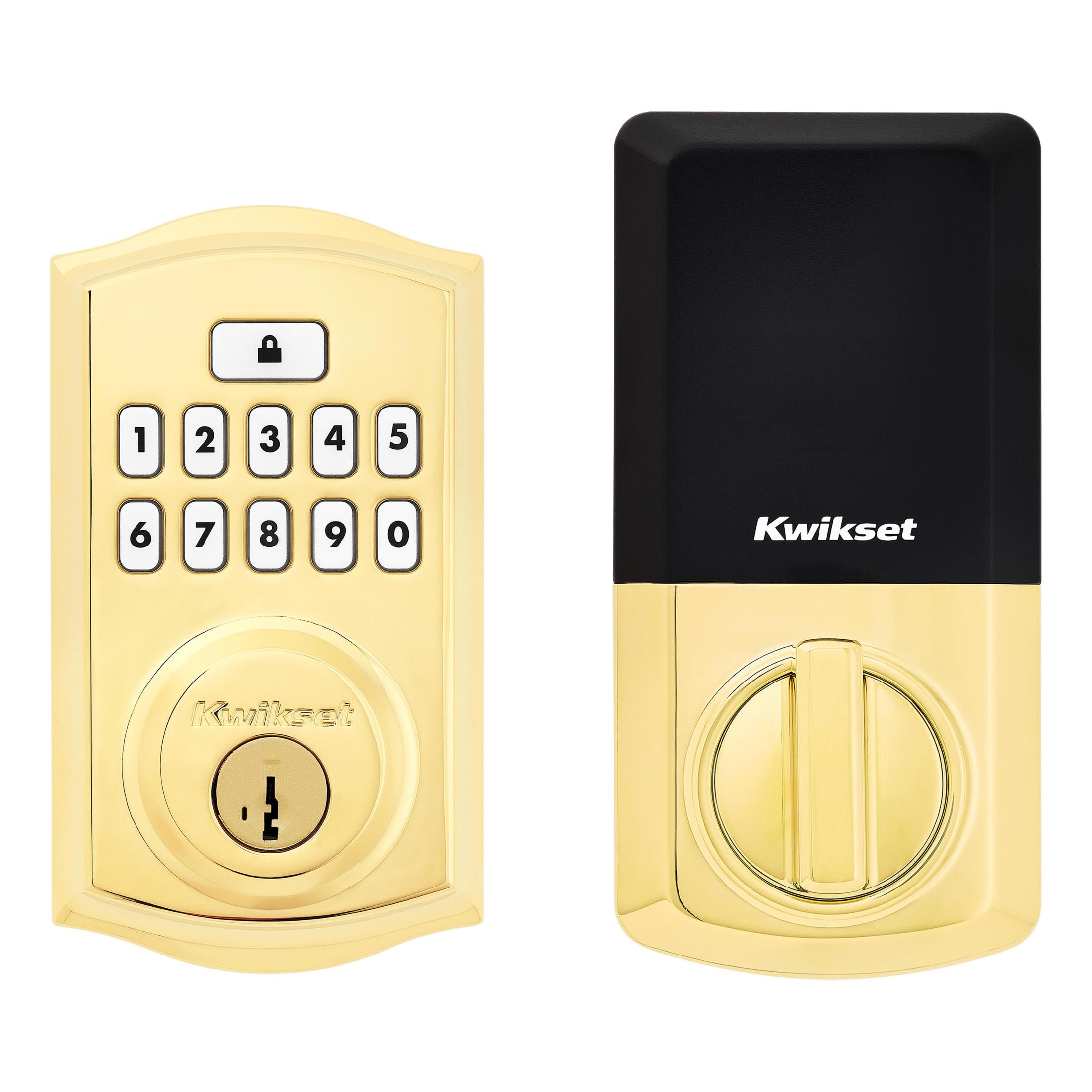 260 TRL L03 SMT RBP RCALFD Traditional SmartCode Keypad Deadbolt - Lifetime Brass