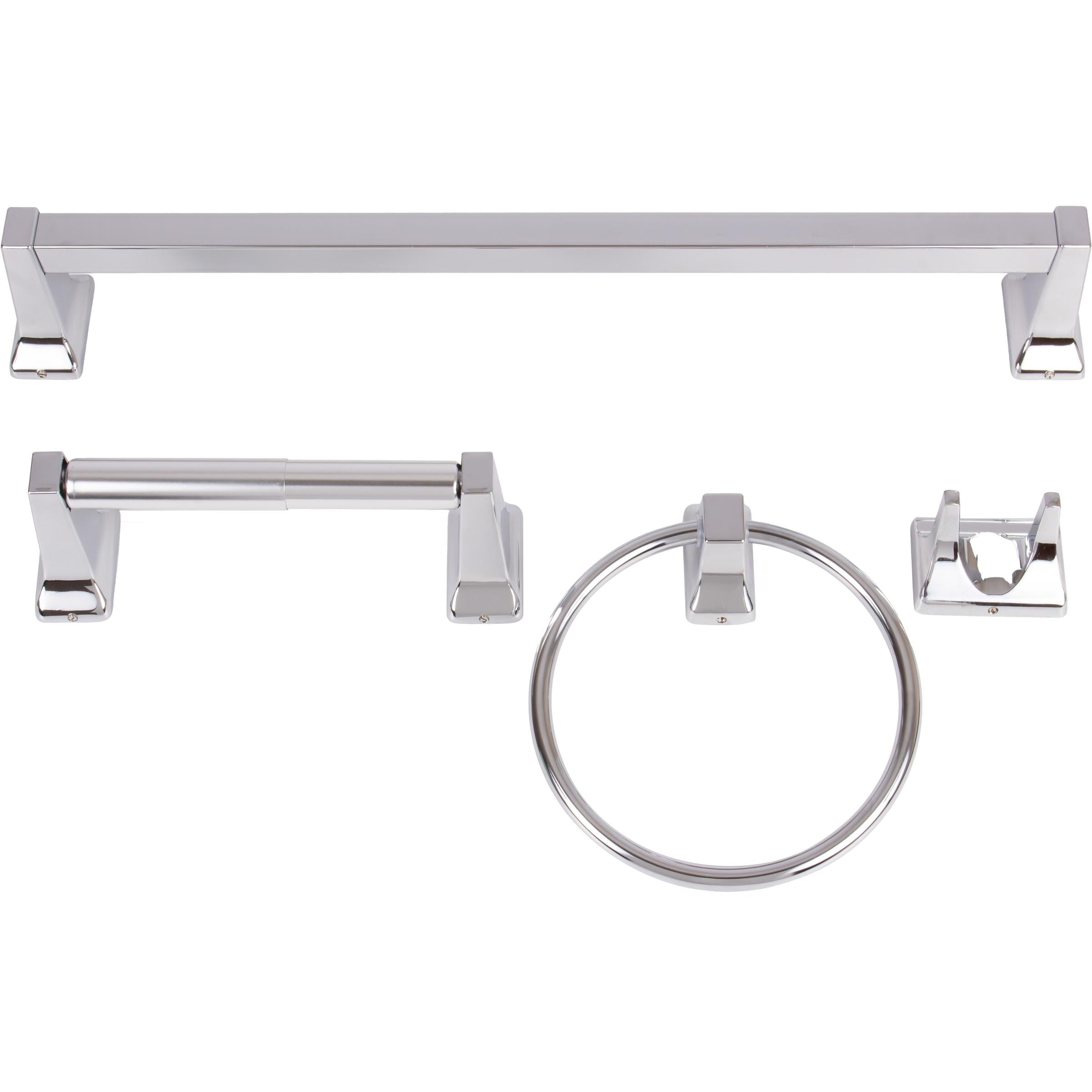 Lakewood 4-Piece Set - Polished Chrome