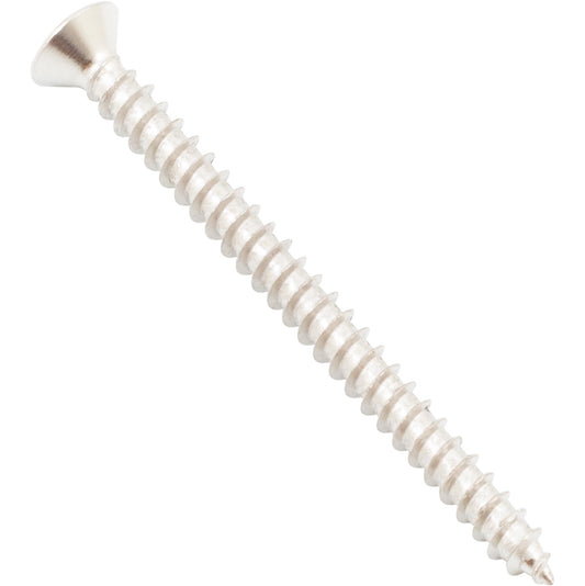 Stone Harbor Hardware Door Hinge Screws, #9 x 2-1/4", 6-Pack, Satin Nickel