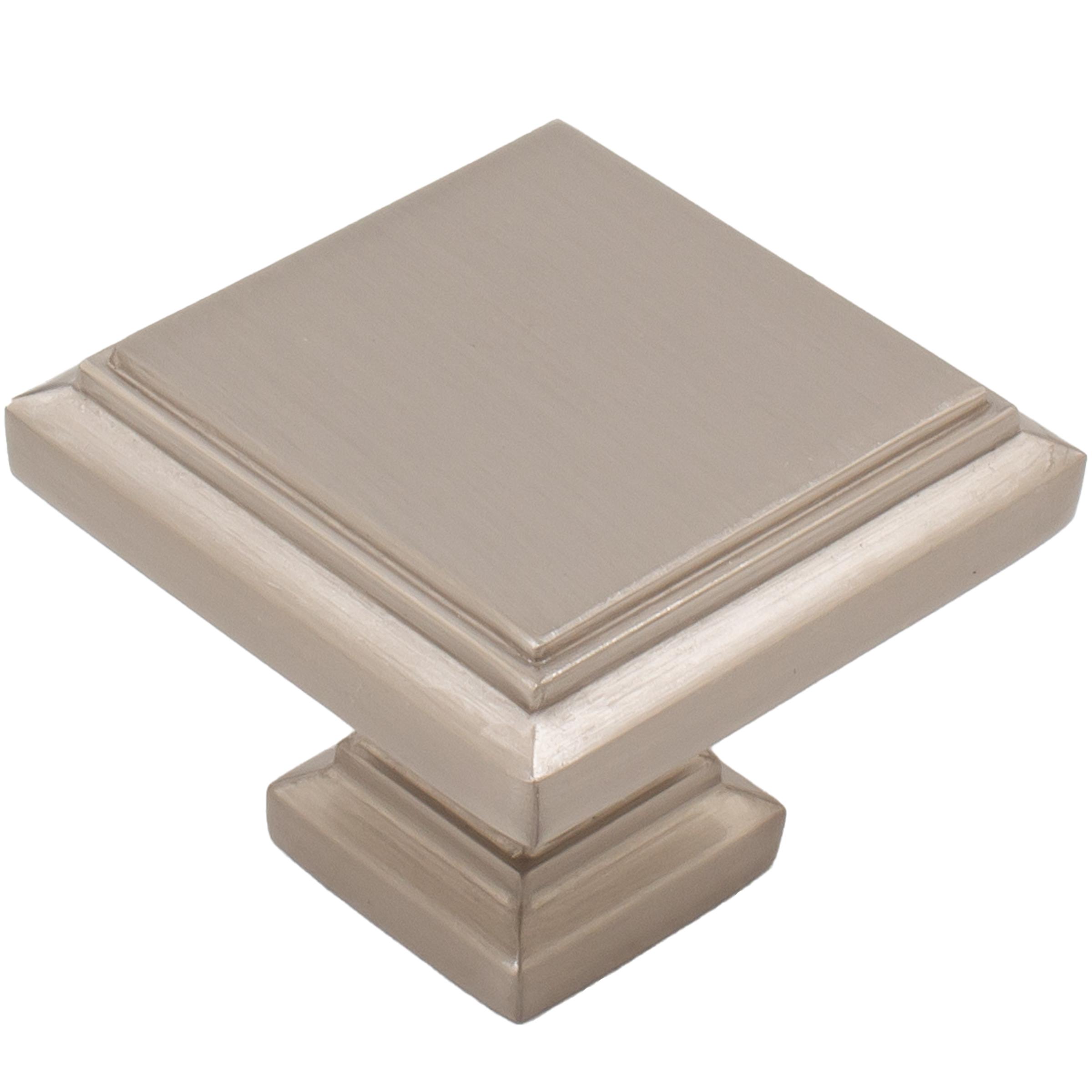Stone Harbor Hardware Metropolis Cabinet Knob, Satin Nickel