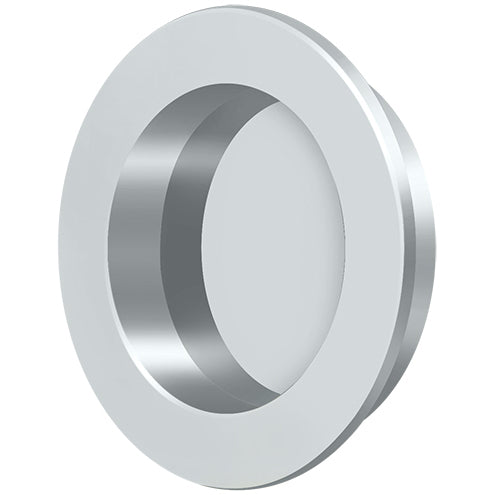 FP238U26 2-3/8" Round Flush Pull - Polished Chrome