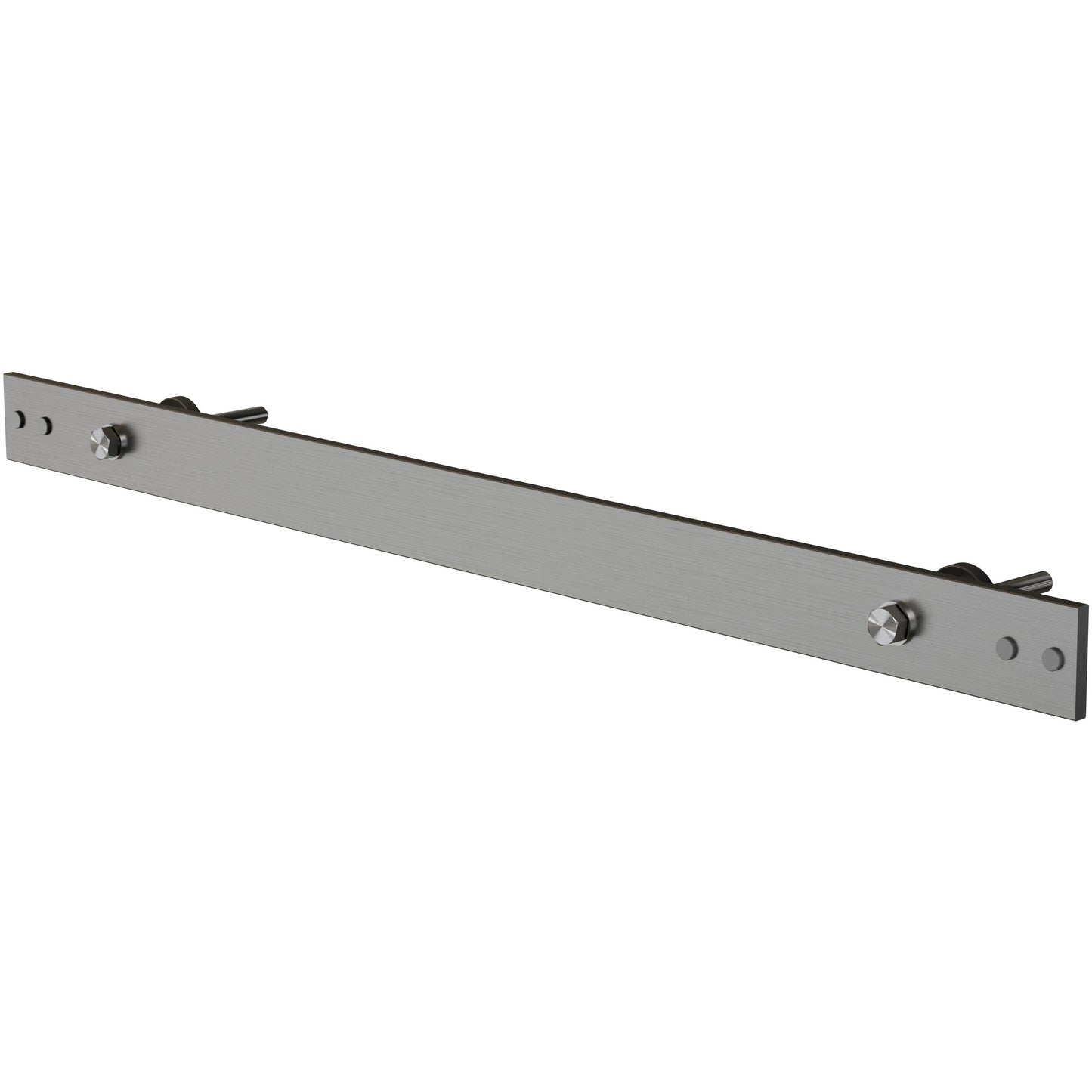 Stone Harbor Hardware Track Extension Kit, 24 Inches, Satin Stainless Steel