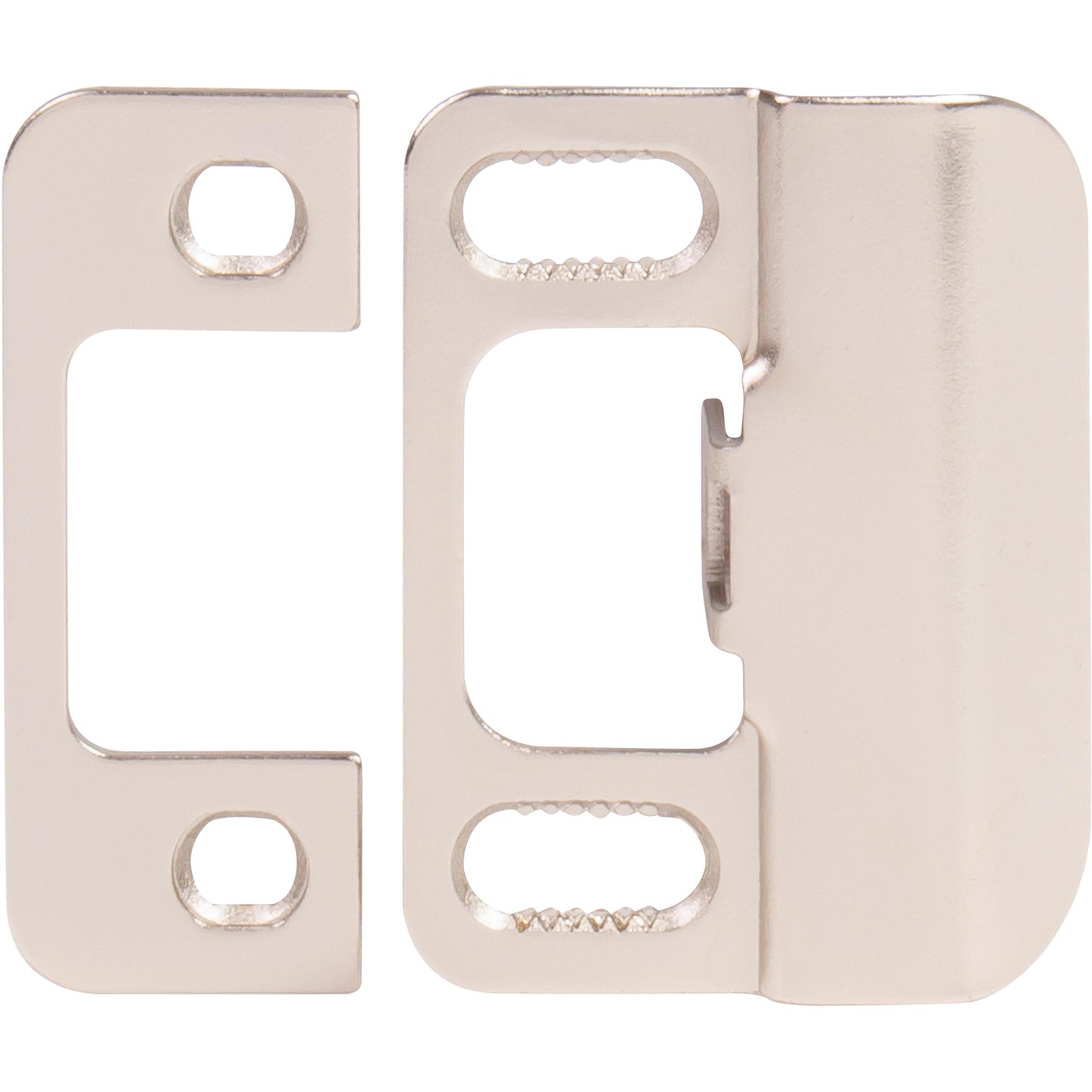 Stone Harbor Hardware Adjustable Strike Plate, Satin Nickel