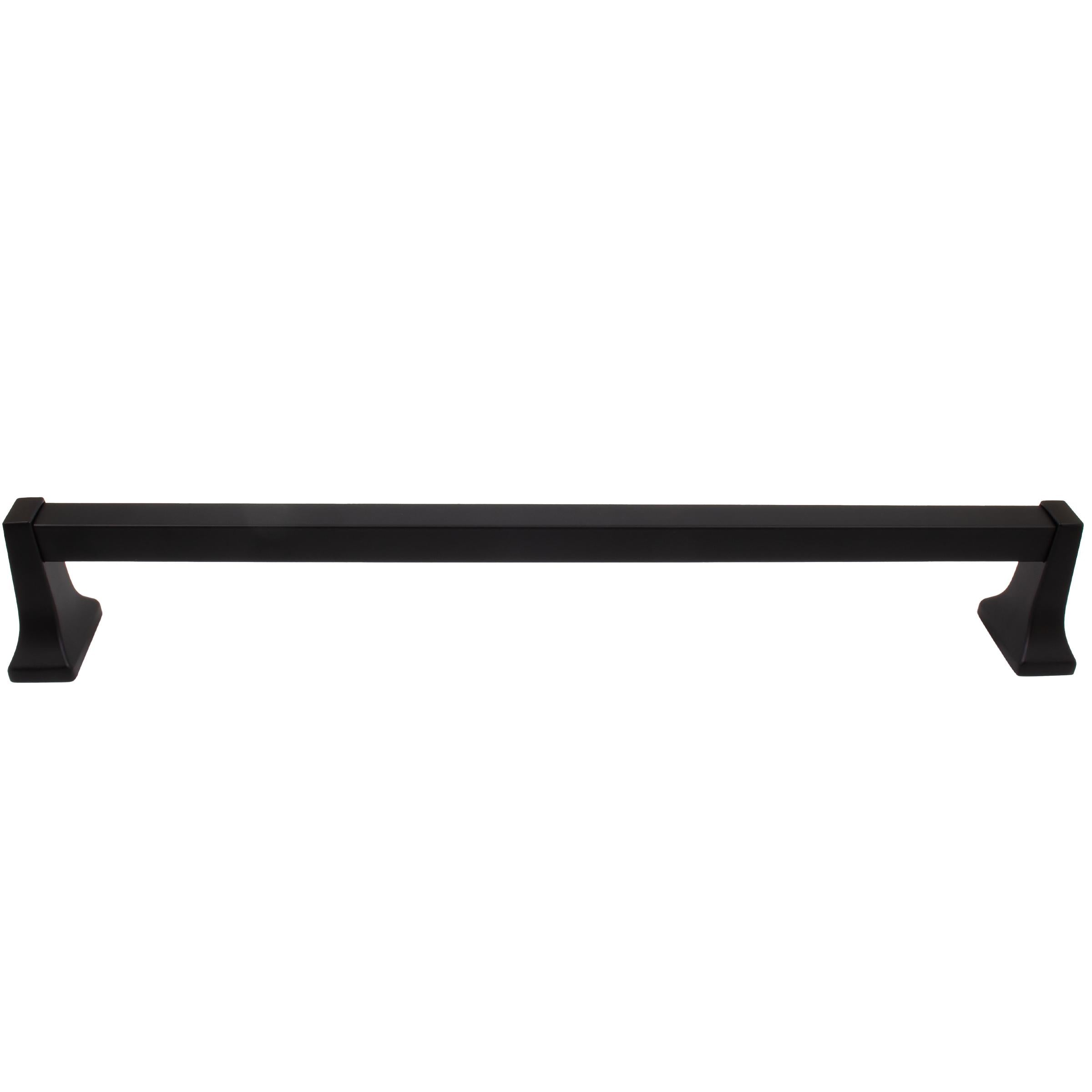 Stone Harbor Hardware Lakewood Towel Bar, 18 Inches, Matte Black