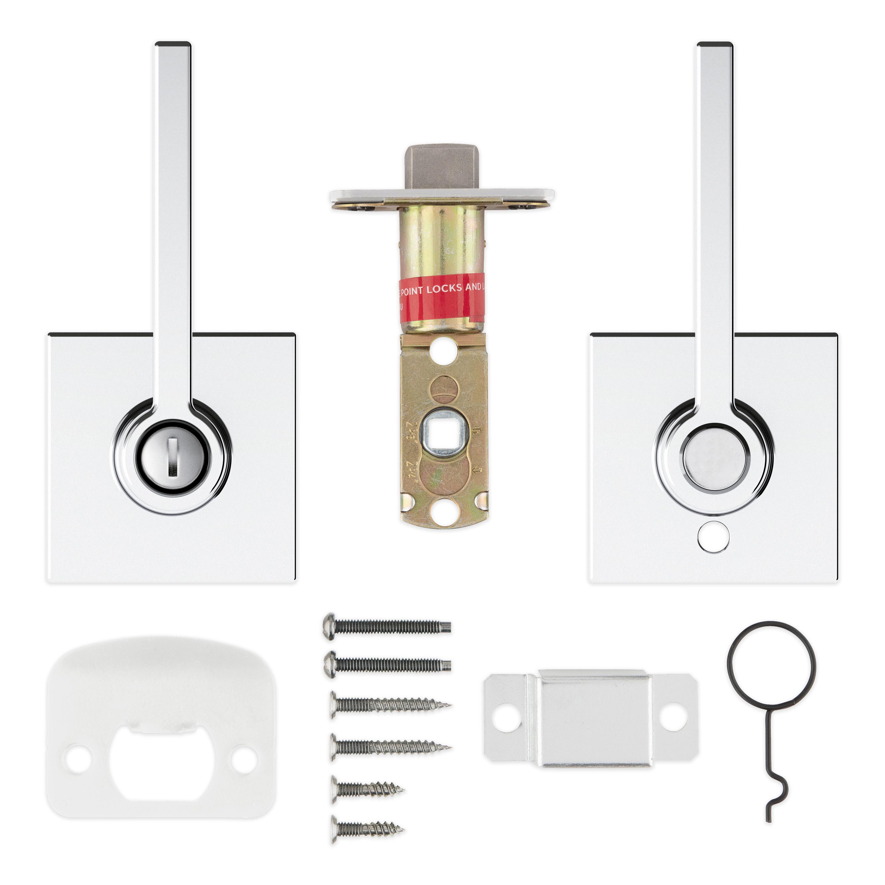 408CSL SQT 26 RCAL UL 3031 Casey Privacy - Polished Chrome