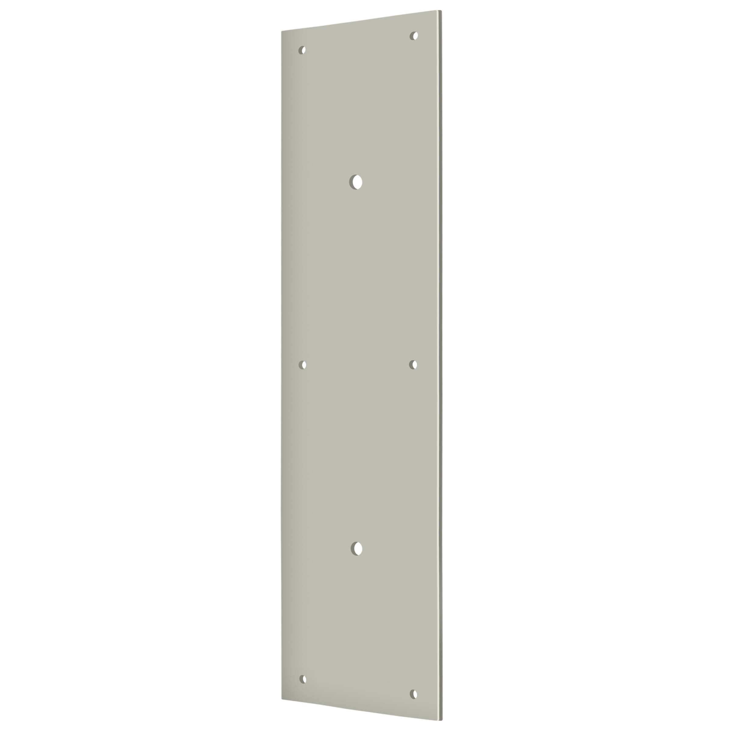 Deltana Push Plate, 3-1/2" x 15", Satin Nickel