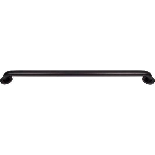 Stone Harbor Hardware Knurled Grab Bar, 36 Inches, 1-1/2" Diameter, 1-1/2" Wall Clearance, Concealed Screws, Matte Black