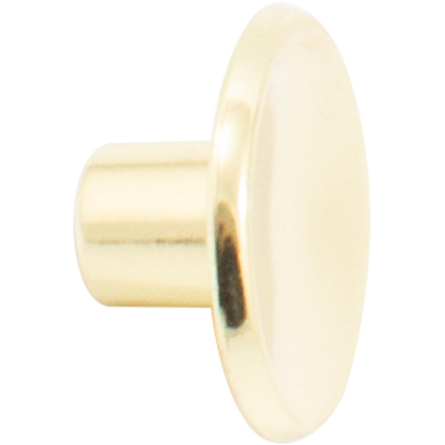 Stone Harbor Hardware Die-Cast Bi-Fold Closet Door Knob, 1-1/2 Inches, Polished Brass