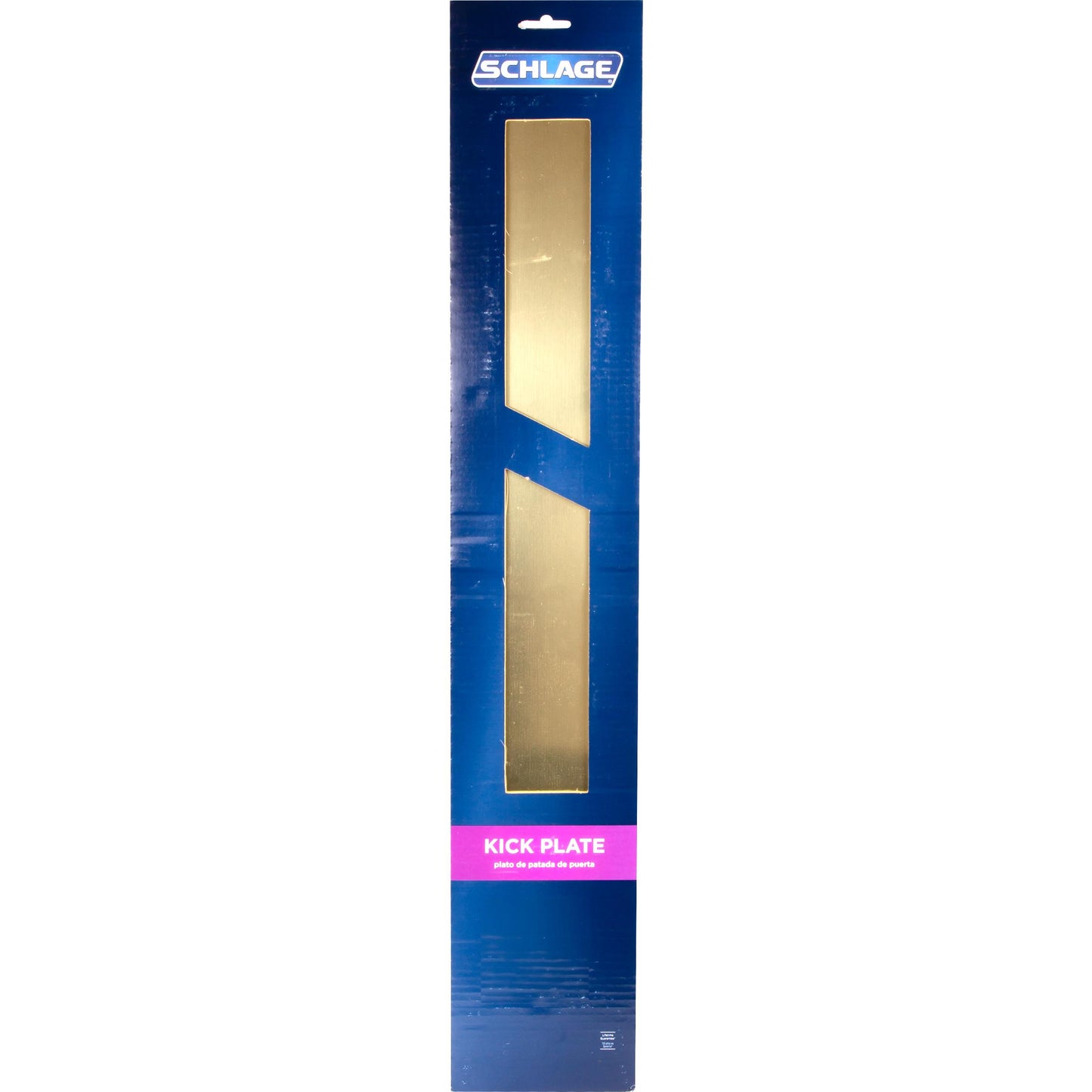 C8400B3 6" x 34" Kick Plate - Polished Brass