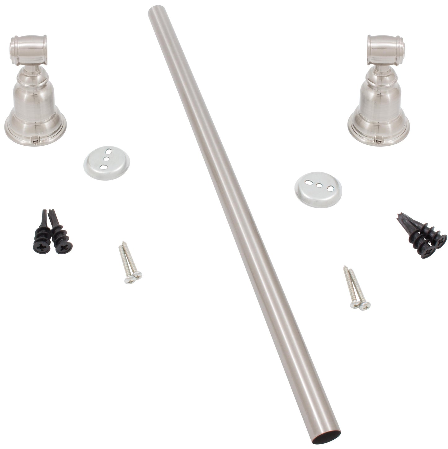 Stone Harbor Hardware Barrington Towel Bar, 24 Inches, Satin Nickel