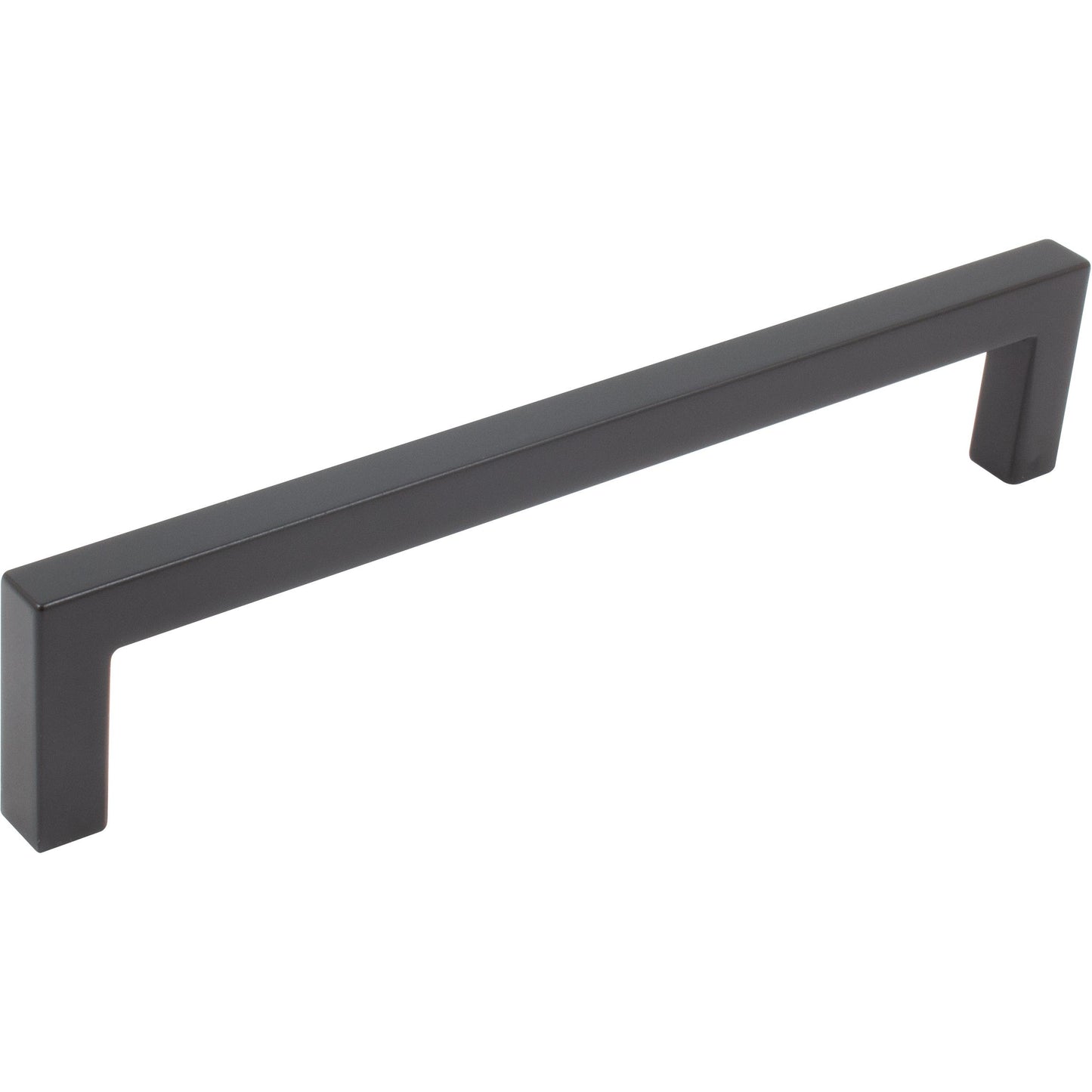 Stone Harbor Hardware Contemporary Square Cabinet Pull, 160 Millimeters, Zinc Base Material, Matte Black
