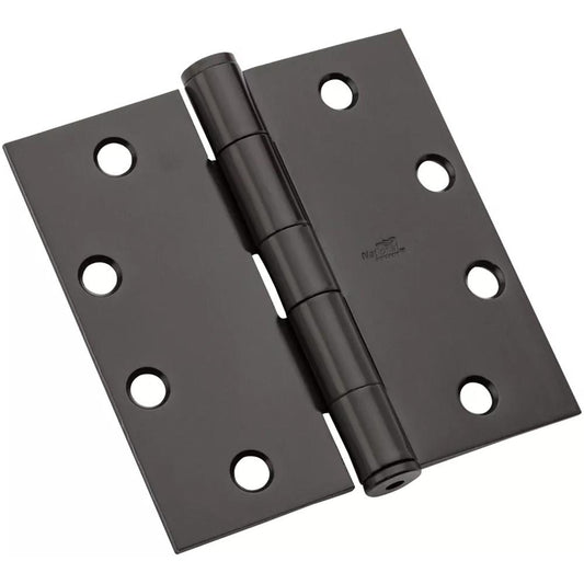 National Hardware - DPB179 4-1/2" SQR Standard Weight Hinge - Oil-Rubbed Bronze
