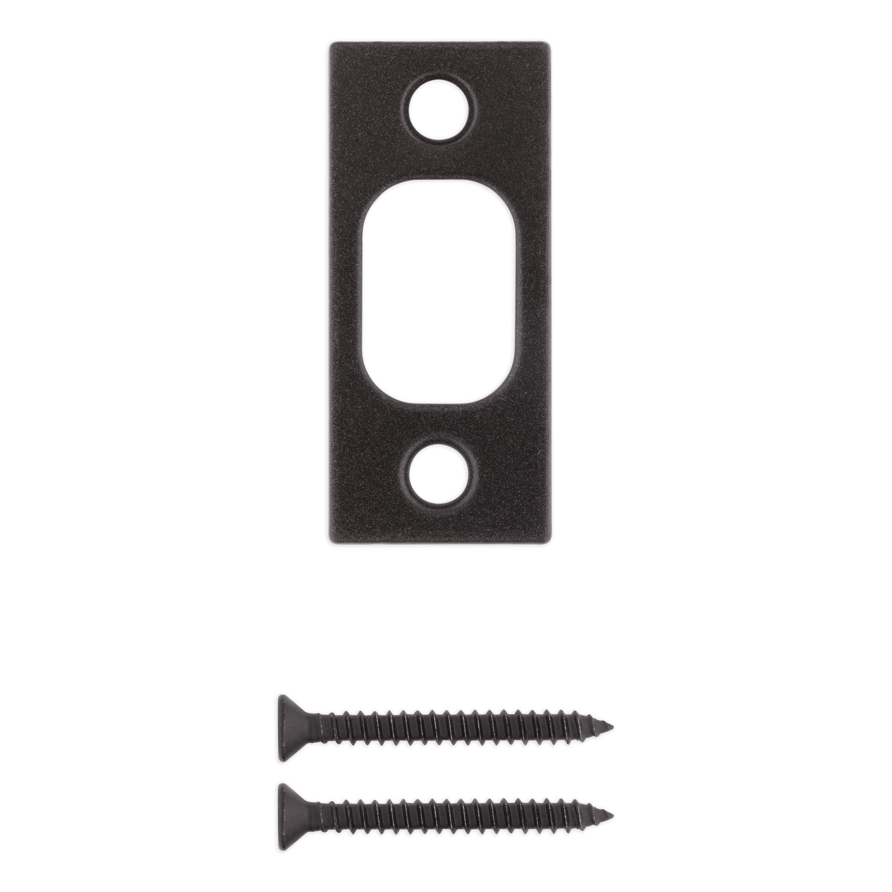85072-018 1" x 2-1/4" SC Deadbolt Strike - Matte Black