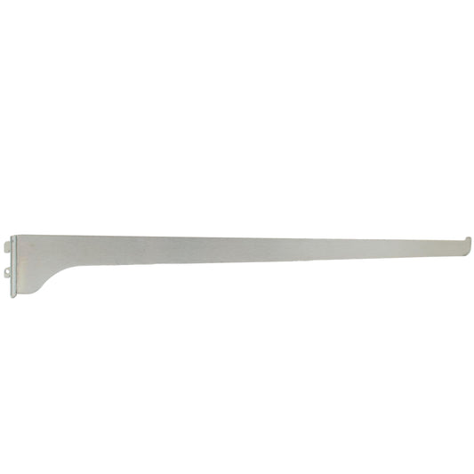 Stone Harbor Hardware Single Track Shelf Bracket, 18 Inches, Satin Anochrome