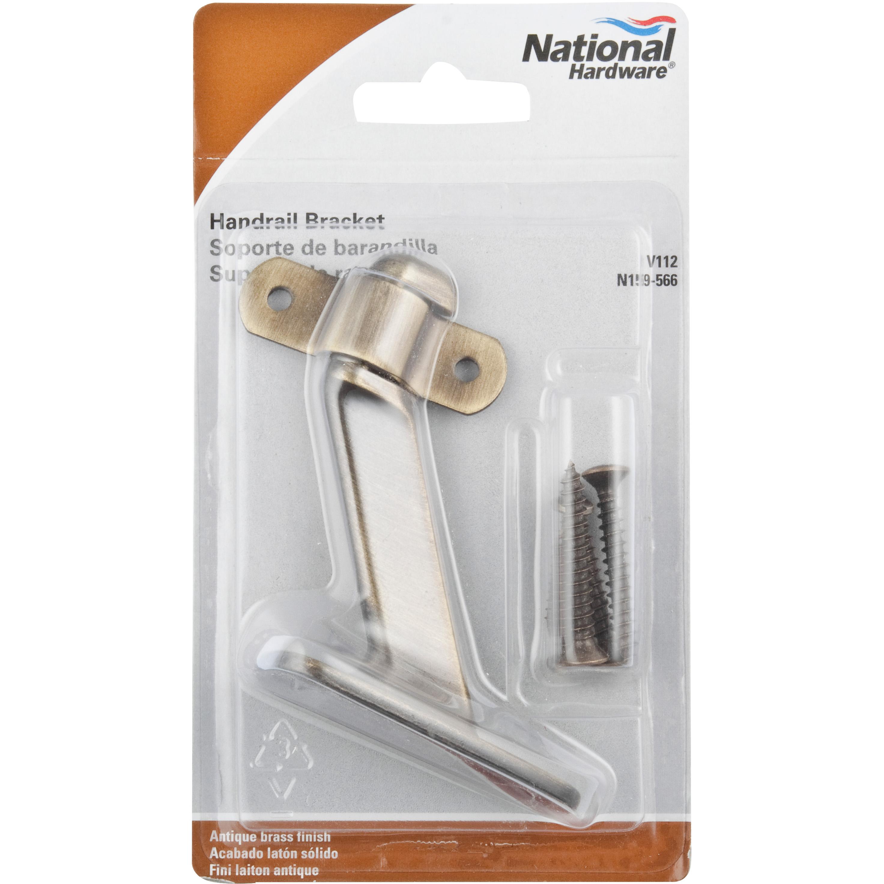 V112 Handrail Bracket - Antique Brass