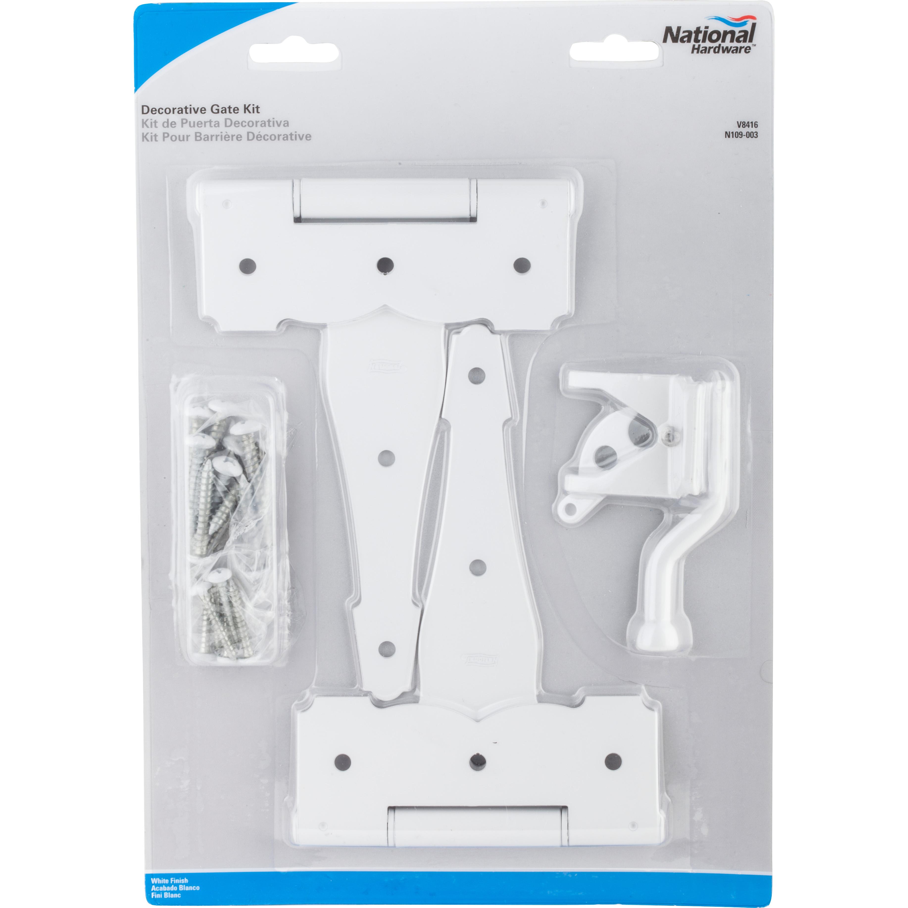 V8416 8" Decorative Gate Kit - White