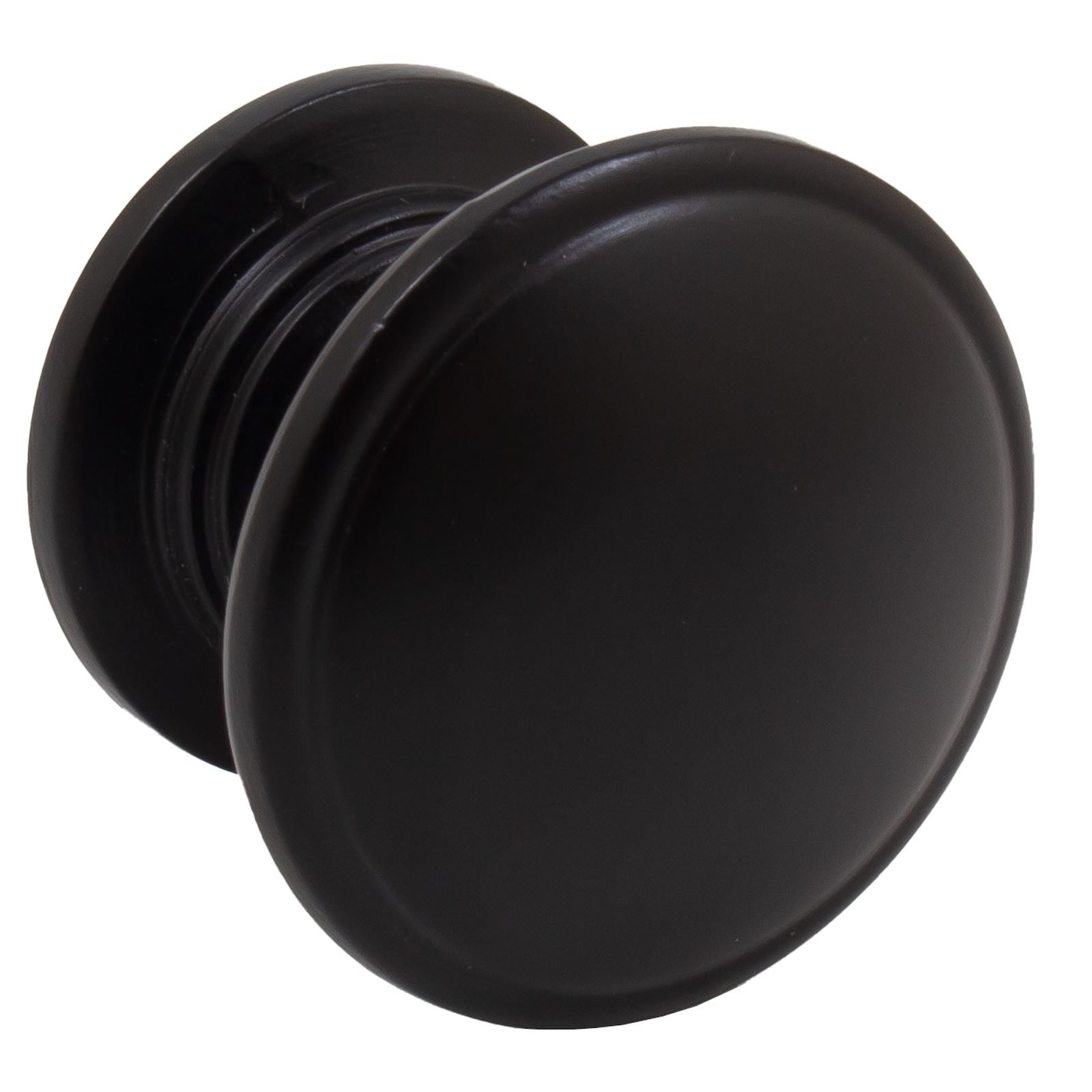 Stone Harbor Hardware Estate Cabinet Knob, 1-1/4 Inches, Matte Black