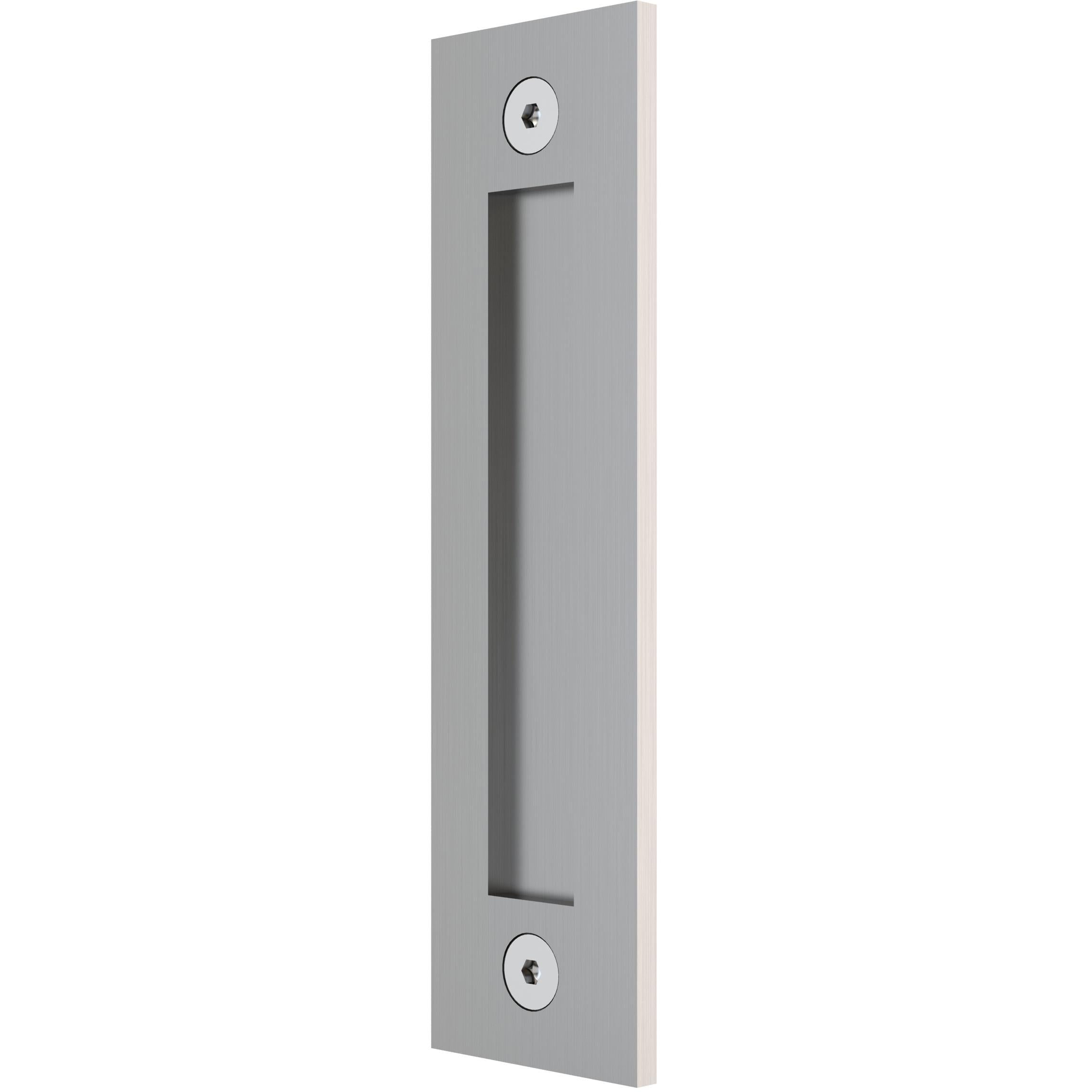 Sliding Door Flat Pull with Opening, 8-1/2 Inches