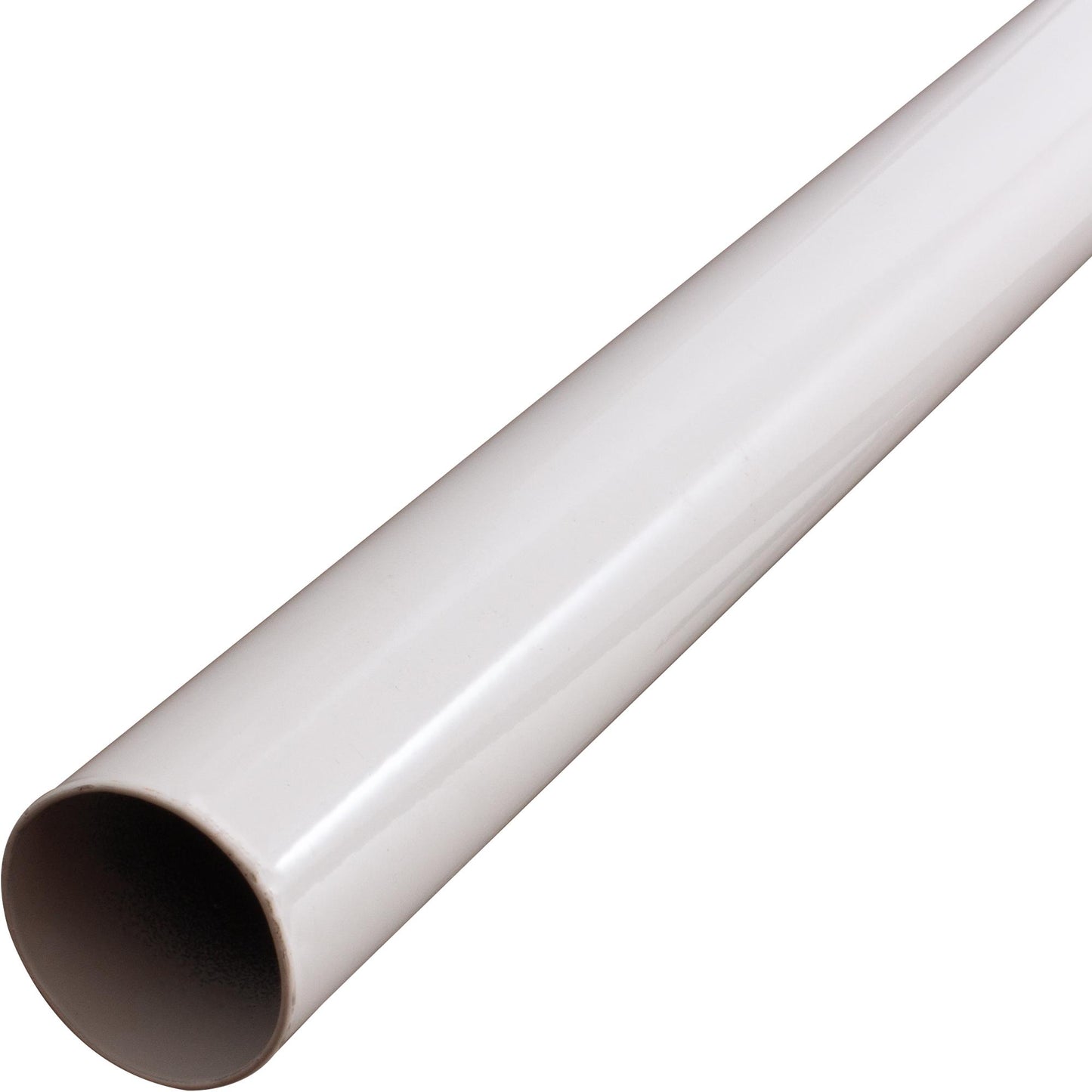 Stone Harbor Hardware Metal Closet Pole, 6 Feet, 1-1/4" Diameter, White