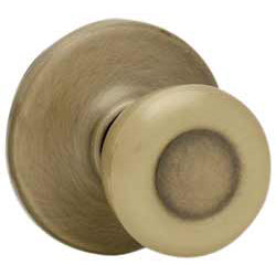 Kwikset Tylo Hall/Closet Knob in Antique Brass