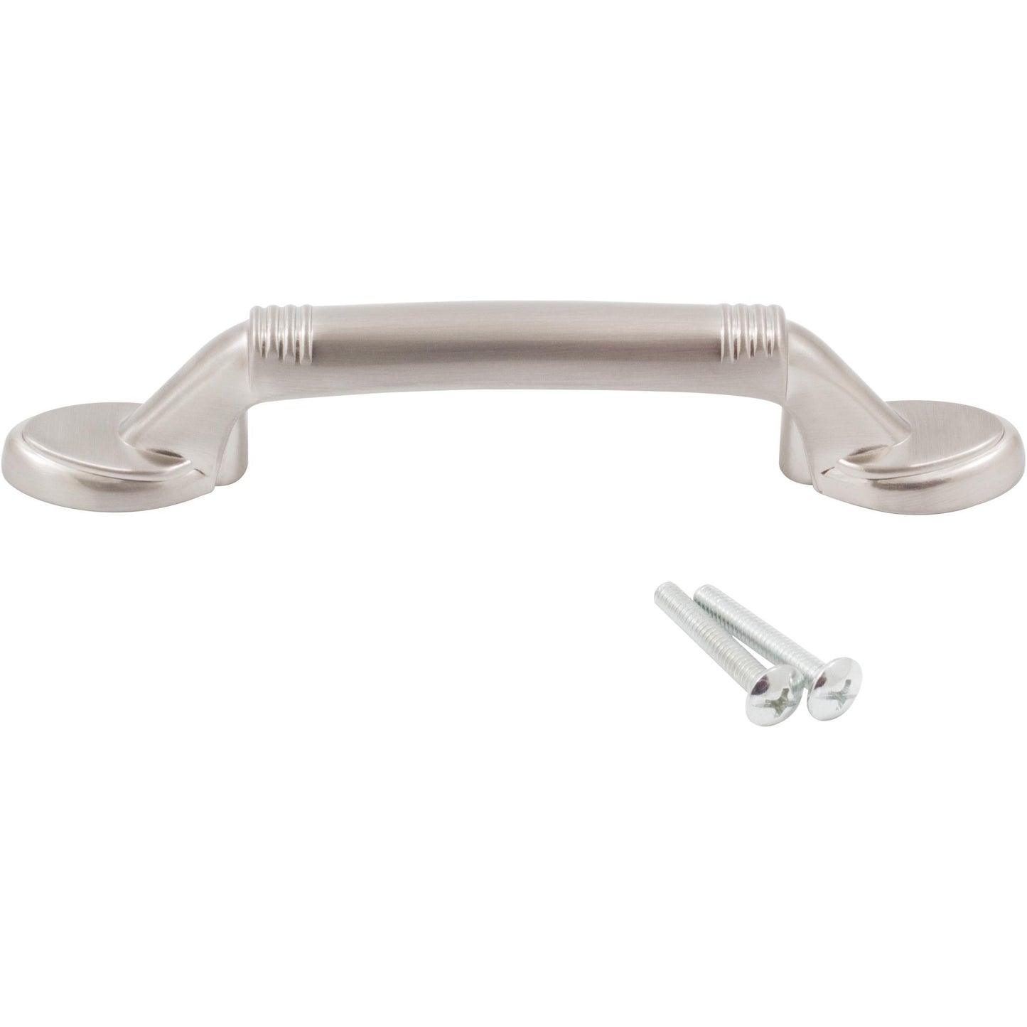 Stone Harbor Hardware Estate Cabinet Pull, 3 Inches, Satin Nickel