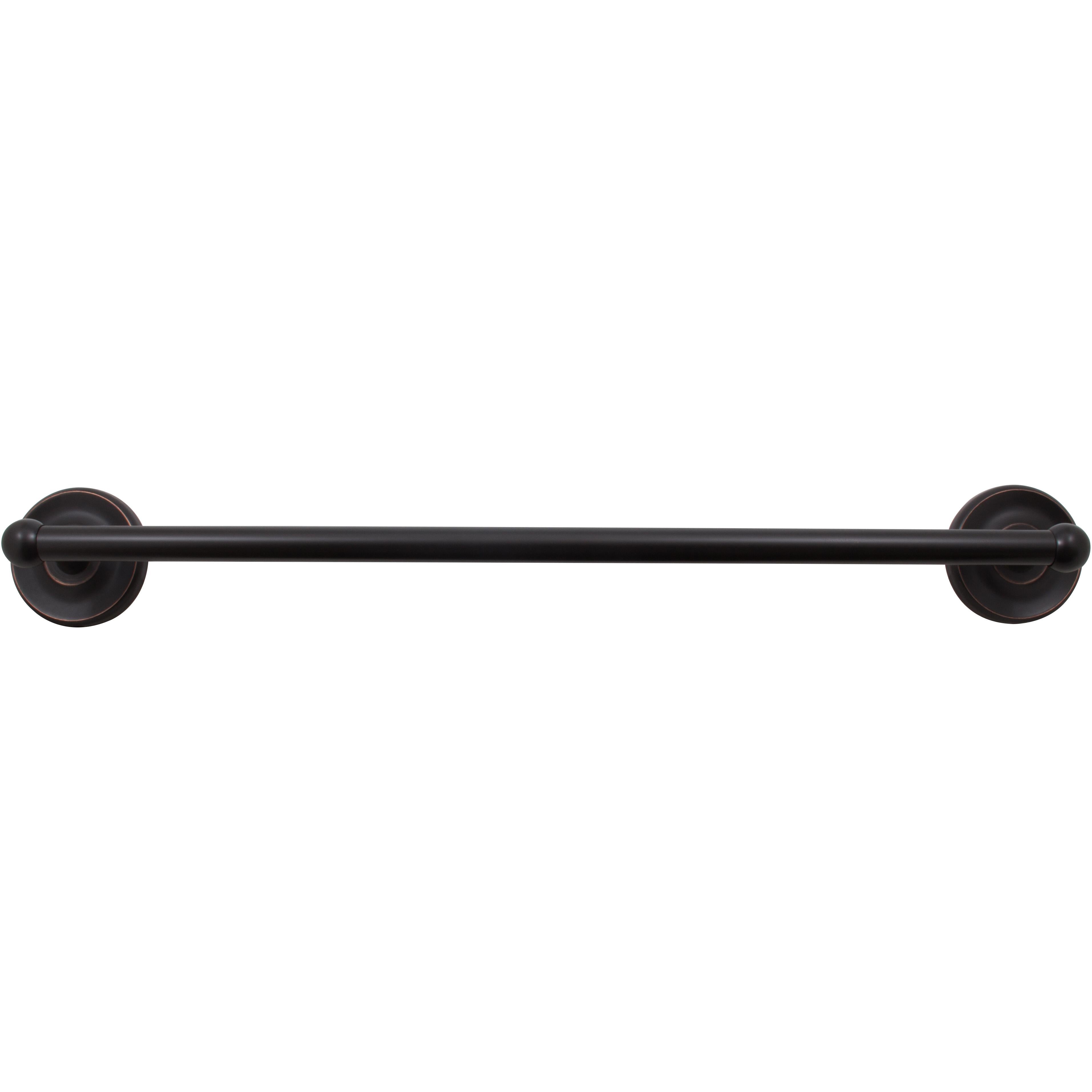 Stone Harbor Hardware Portland Towel Bar, 30 Inches, Vintage Bronze