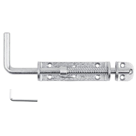 National Hardware - V1142 Spring Loaded Heavy-Duty Sliding Bolt - Zinc