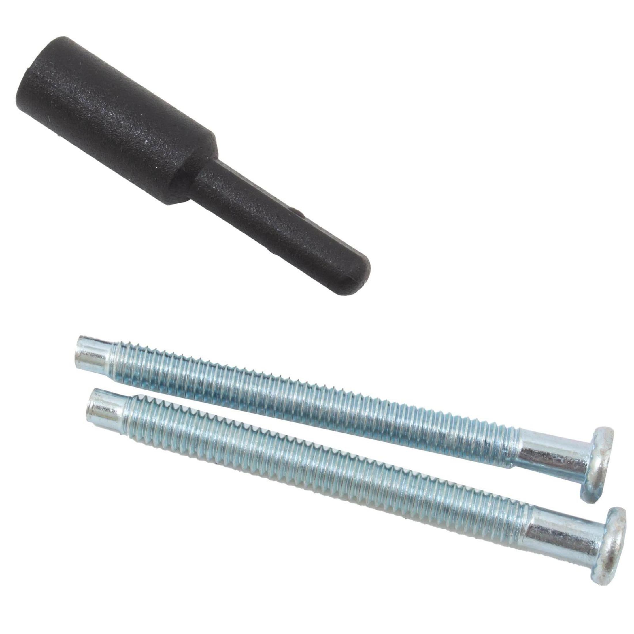 81706-002 Thick Door Screw Pack with Spindle Extension - Polished Chrome