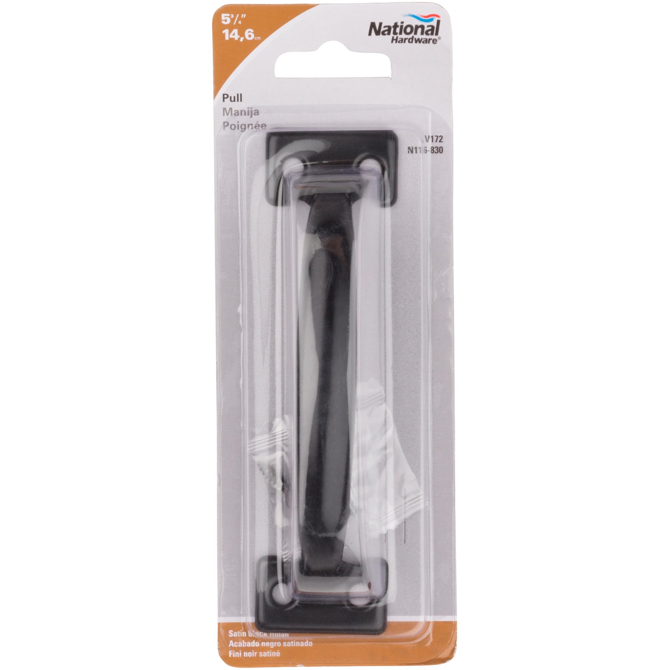 National Hardware - V172 5-3/4" Pull - Black