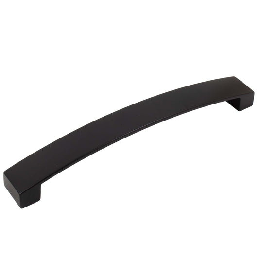 Stone Harbor Hardware Zephyr Cabinet Pull, 160 Millimeters, Matte Black