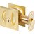 Contemporary Square Pocket Door Lock Entry
