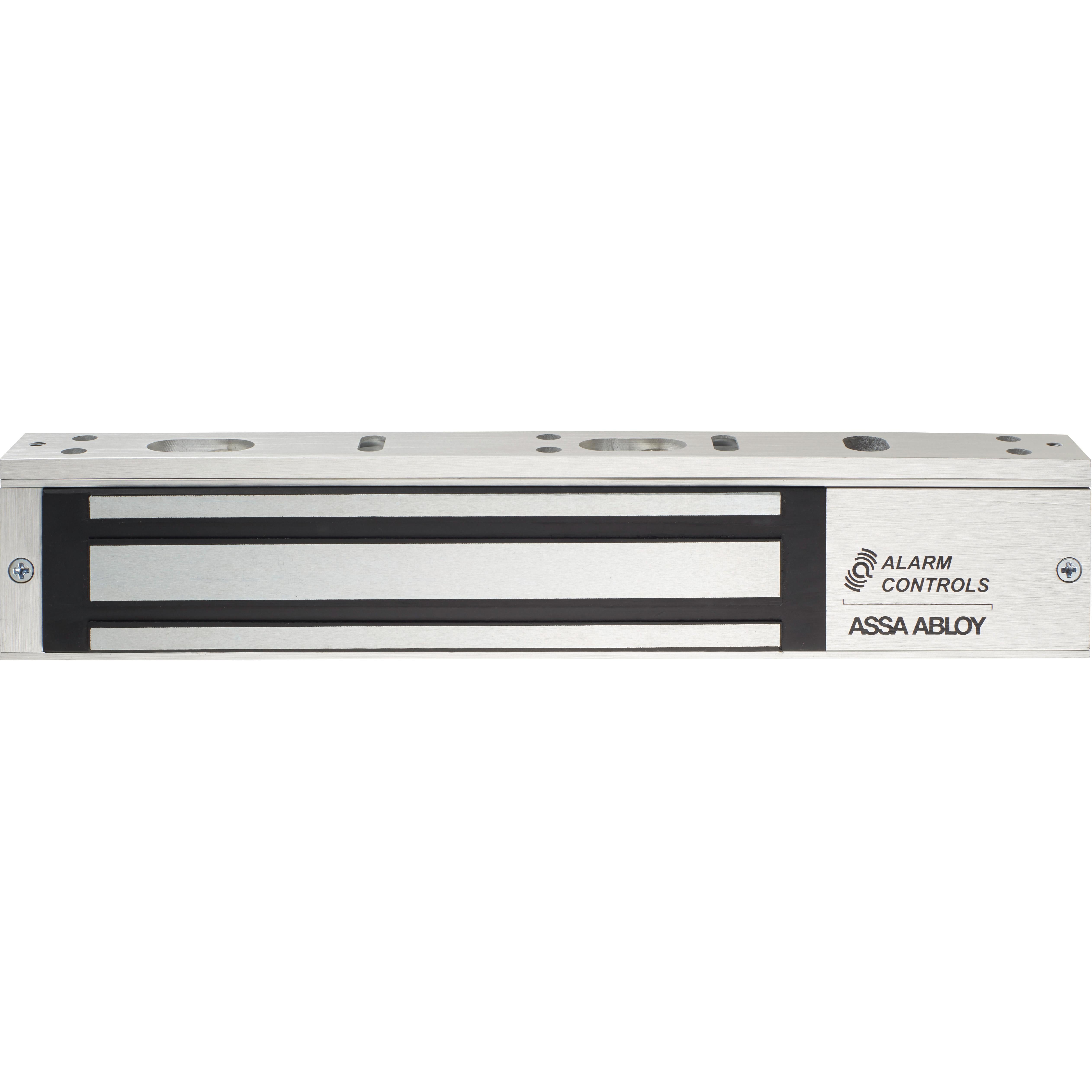 600LB Single Door Magnetic Lock with Indicating  LED, Bond and Door Status Sensor - Satin Aluminum