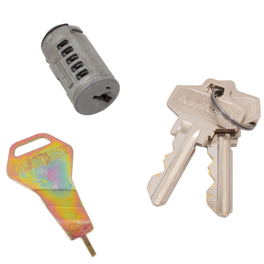 85172-003 SmartKey SC1 Cylinder for Knob / Lever Half Round Chassis and Lever Electronics (65849) - Silver